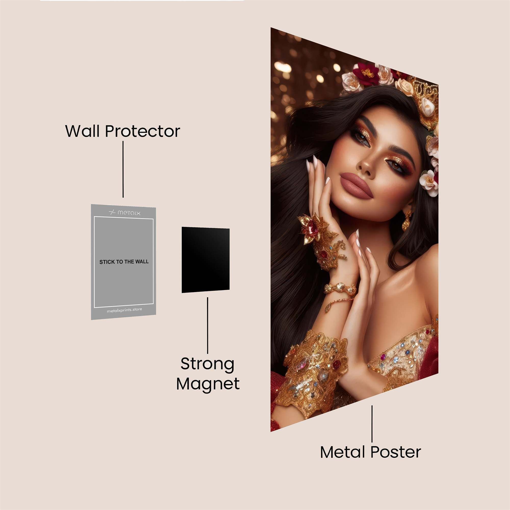 Royal Elegance Safe Wall Magnetic / M