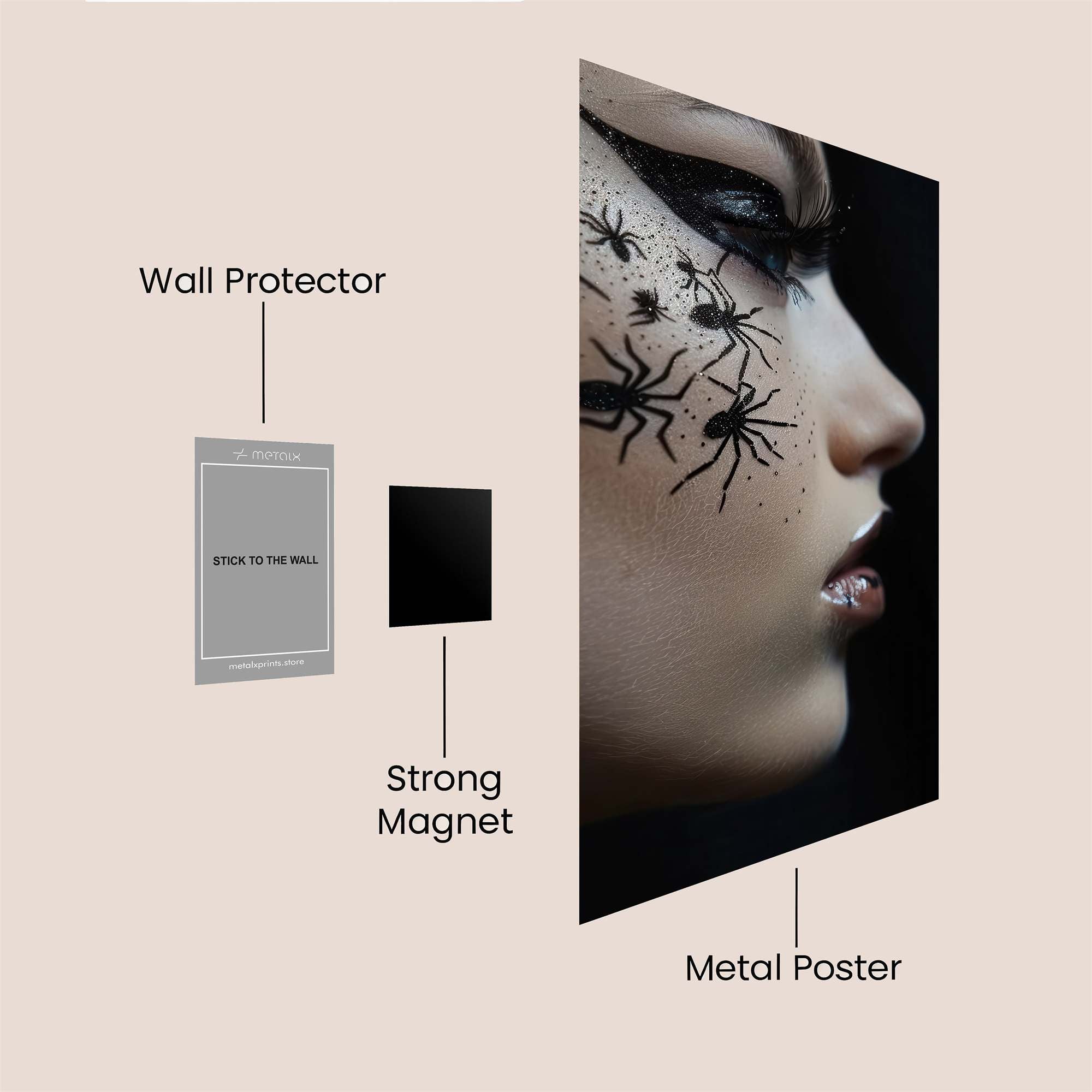 Spider Elegance Safe Wall Magnetic / M