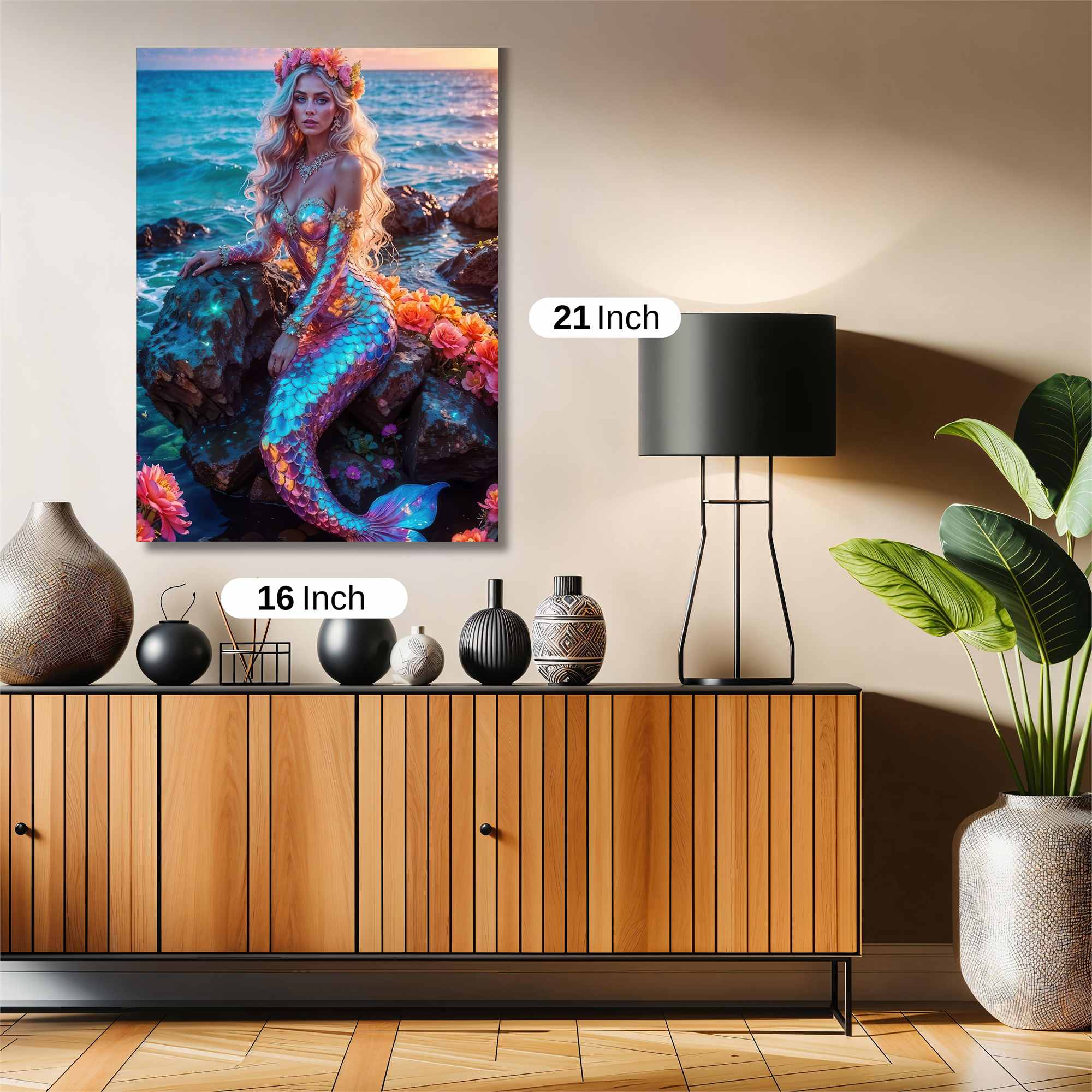 Mermaid Radiance Safe Wall Magnetic / M
