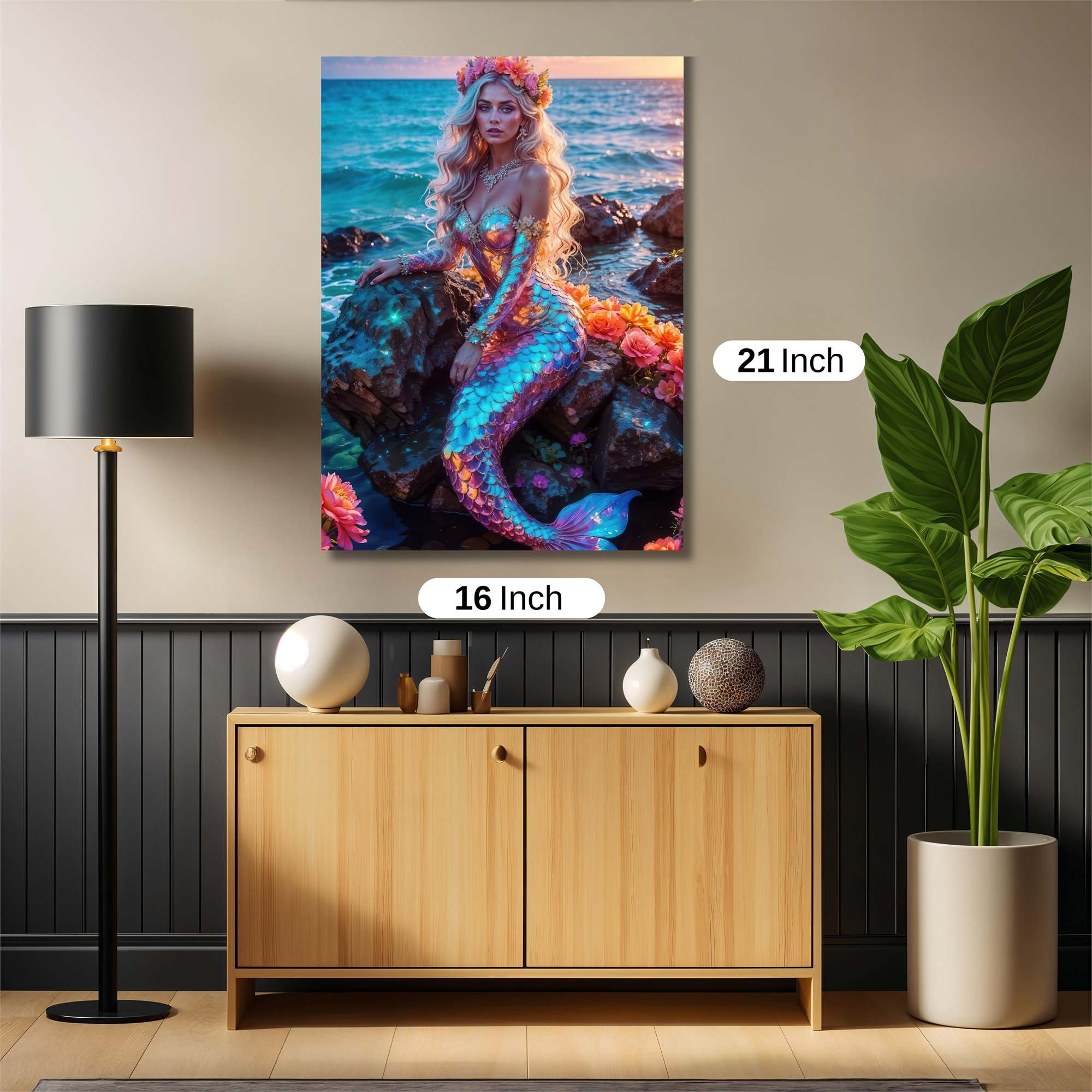 Mermaid Radiance Safe Wall Magnetic / M