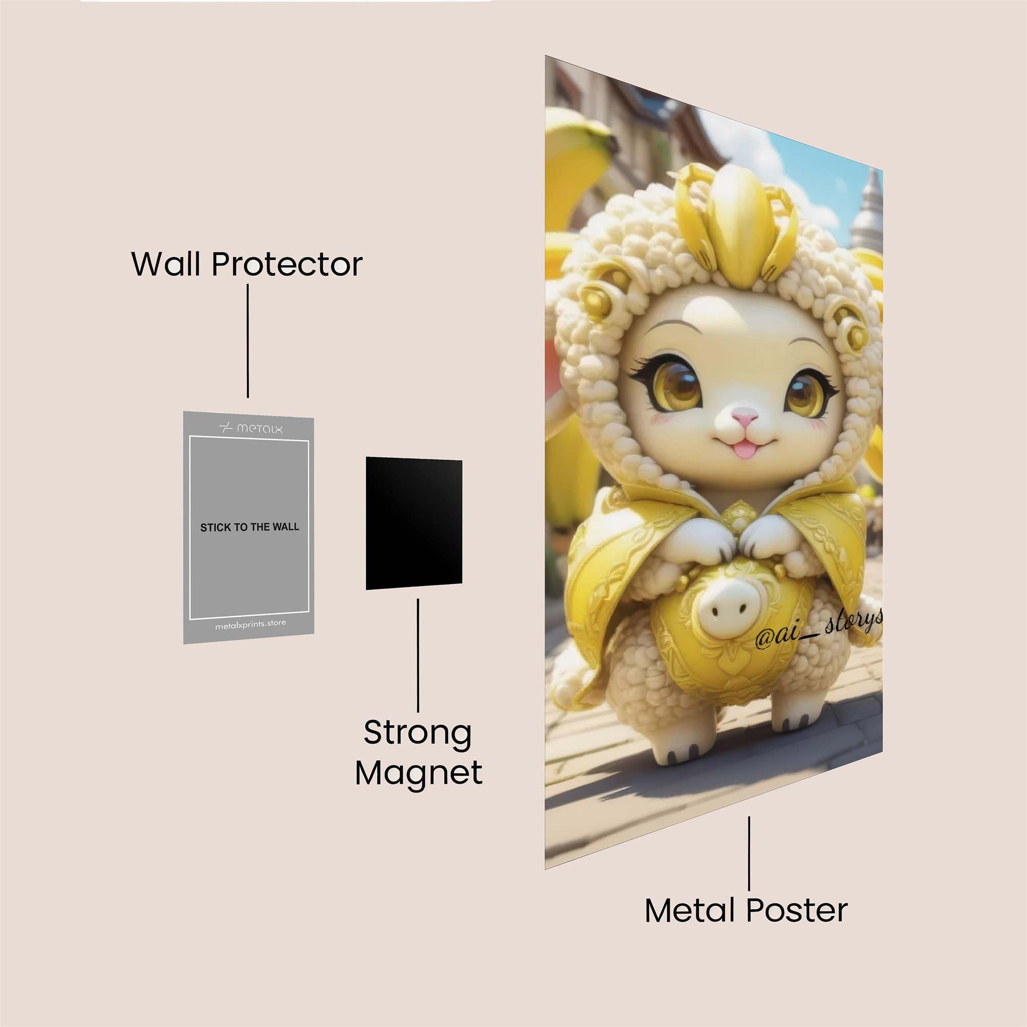 Celestial Muse Safe Wall Magnetic / M