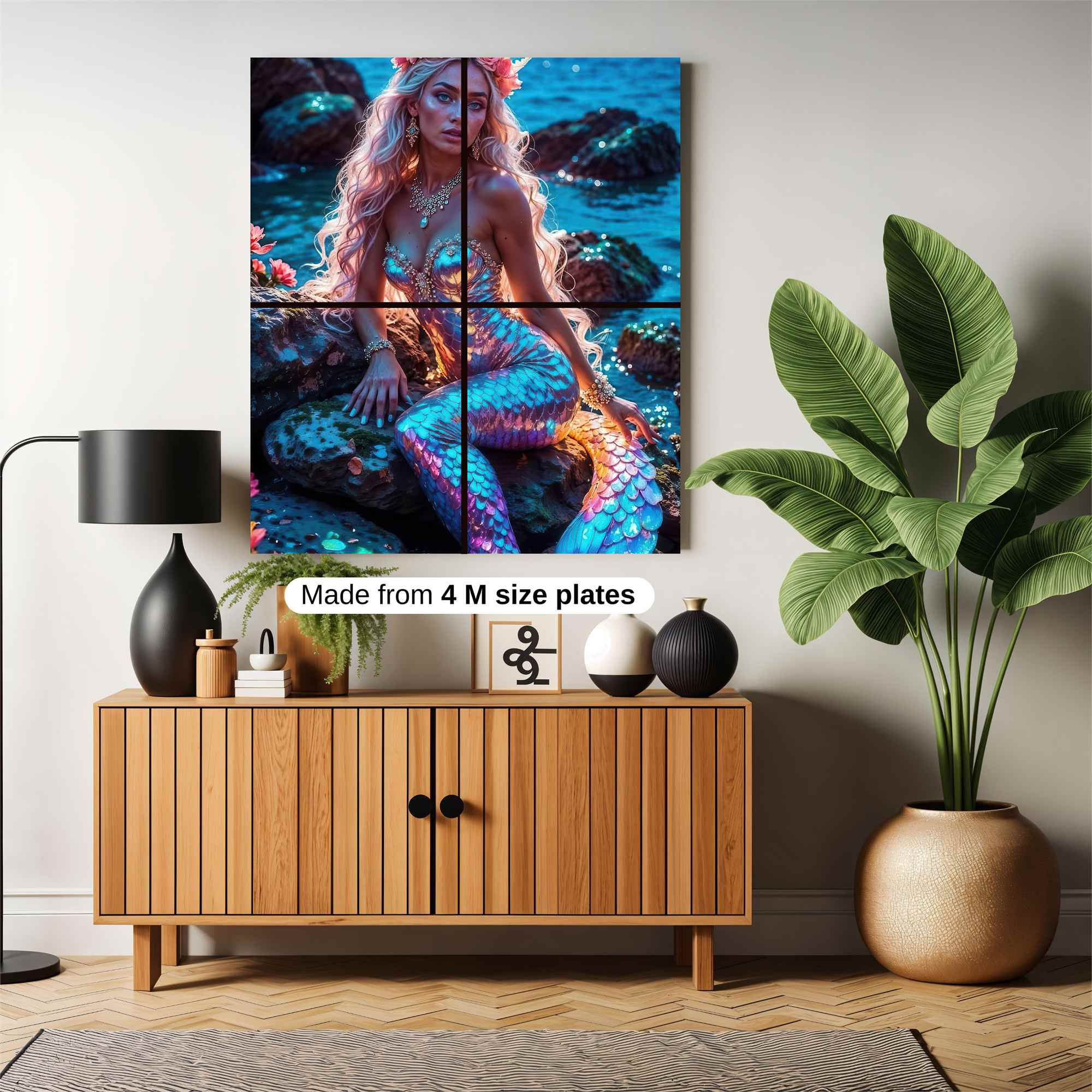 Mermaid Dream Safe Wall Magnetic / M