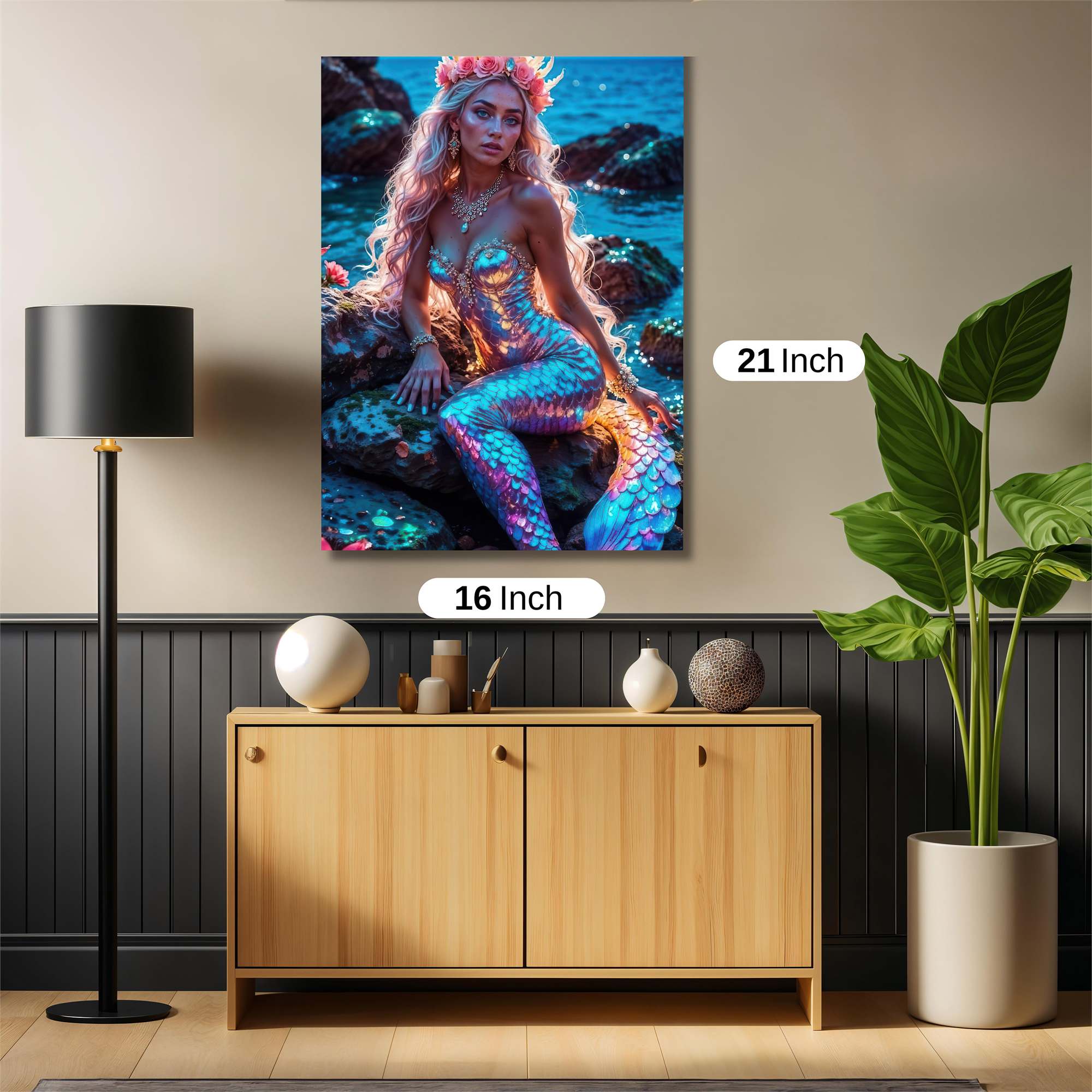 Mermaid Dream Safe Wall Magnetic / M