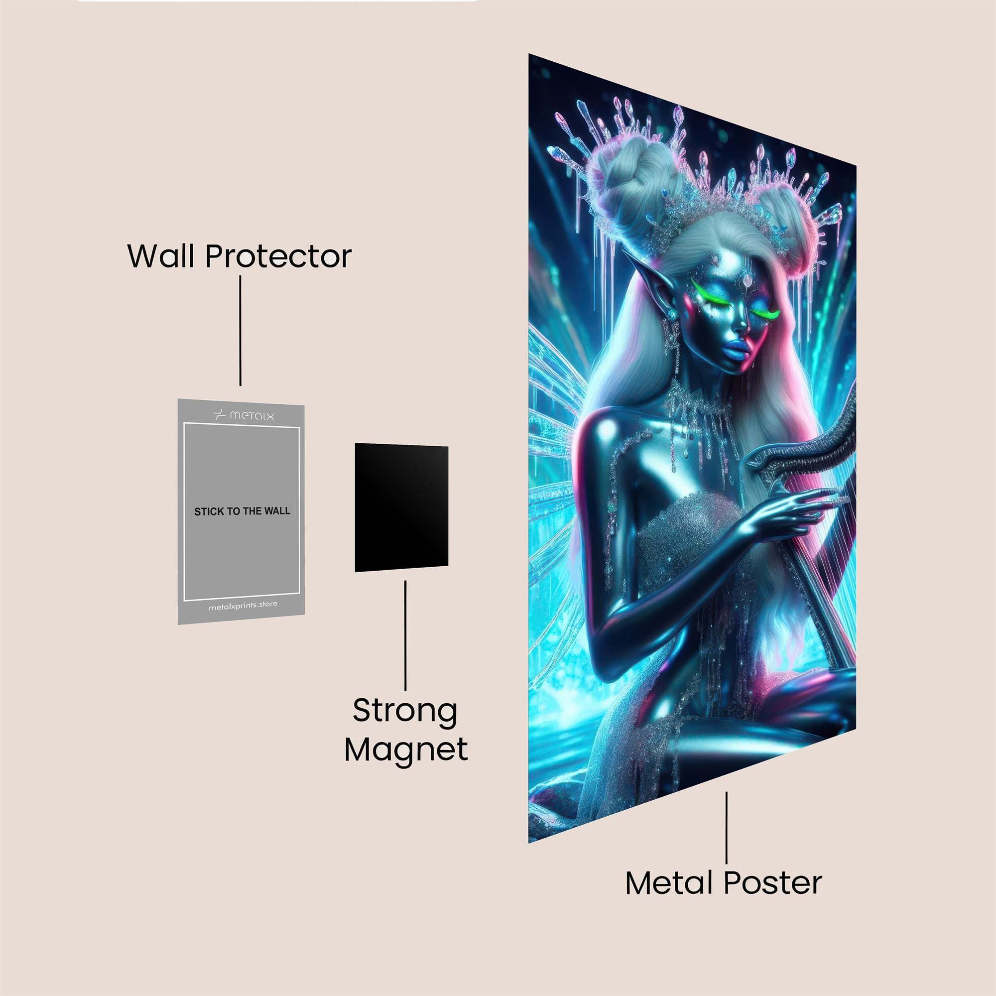 Fairy Enchantment Safe Wall Magnetic / M