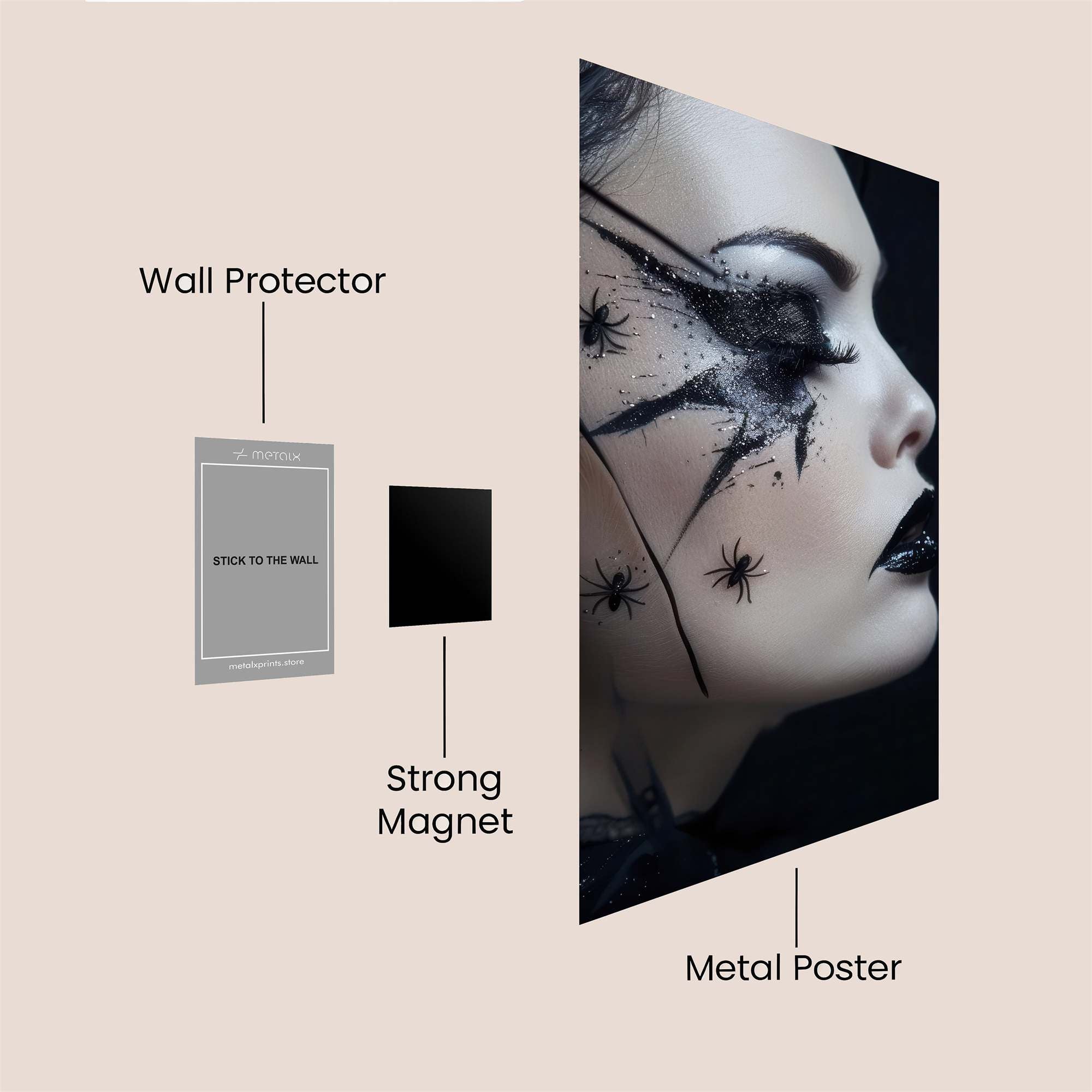 Spider Elegance Safe Wall Magnetic / M