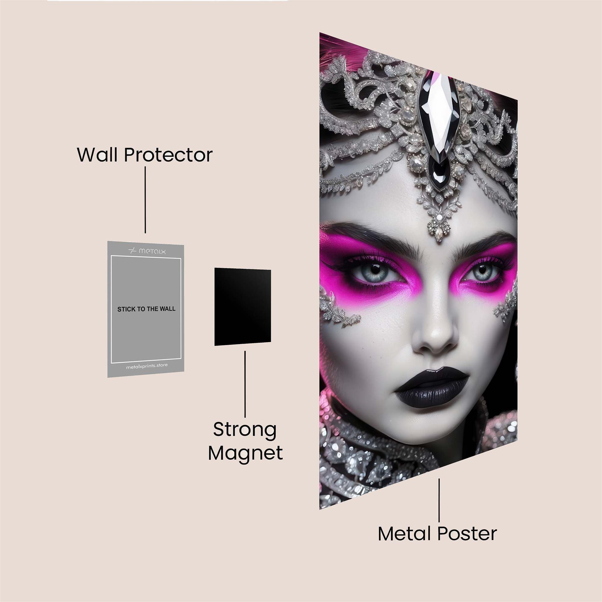 Empress Enigma Safe Wall Magnetic / M