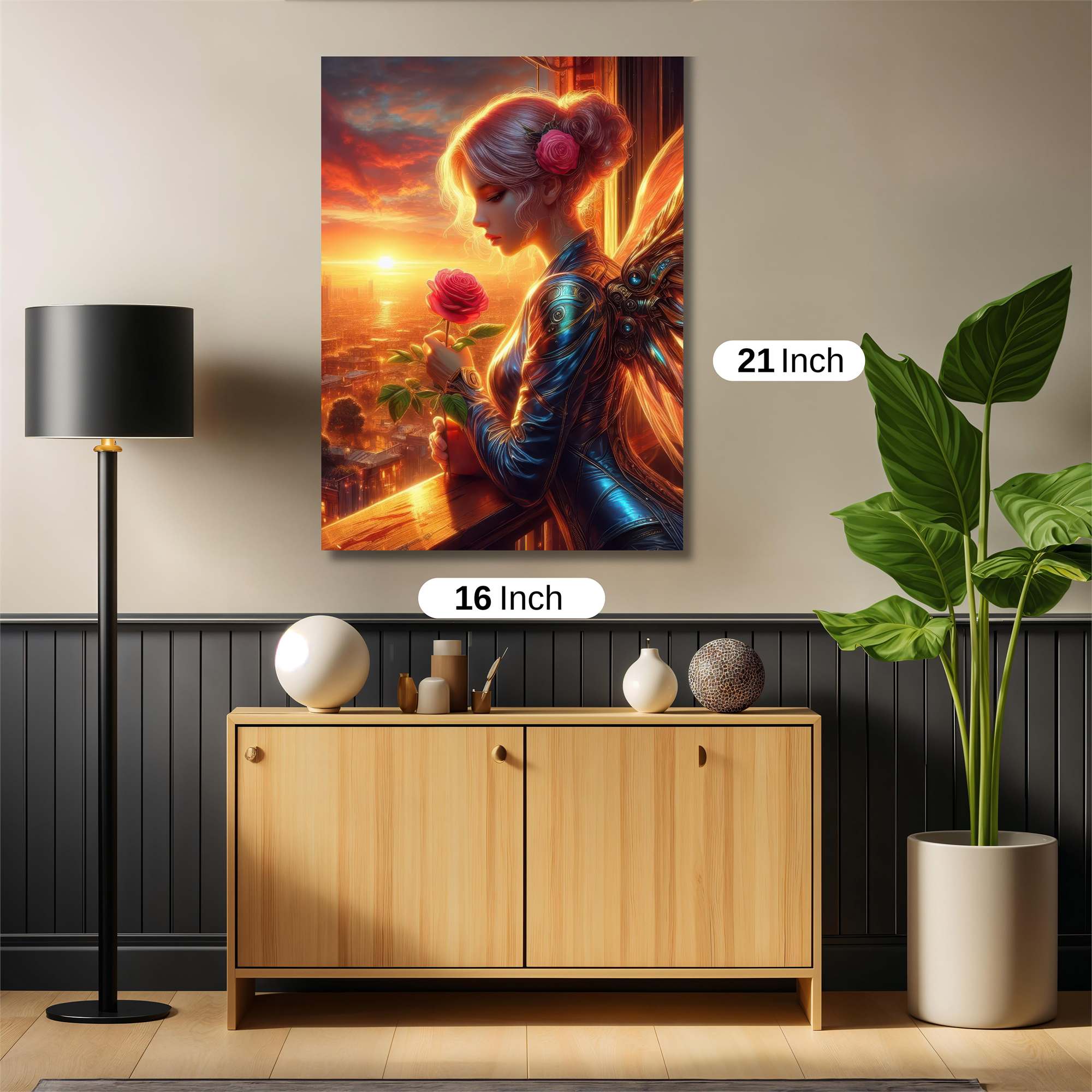 Angelica Serenity Safe Wall Magnetic / M