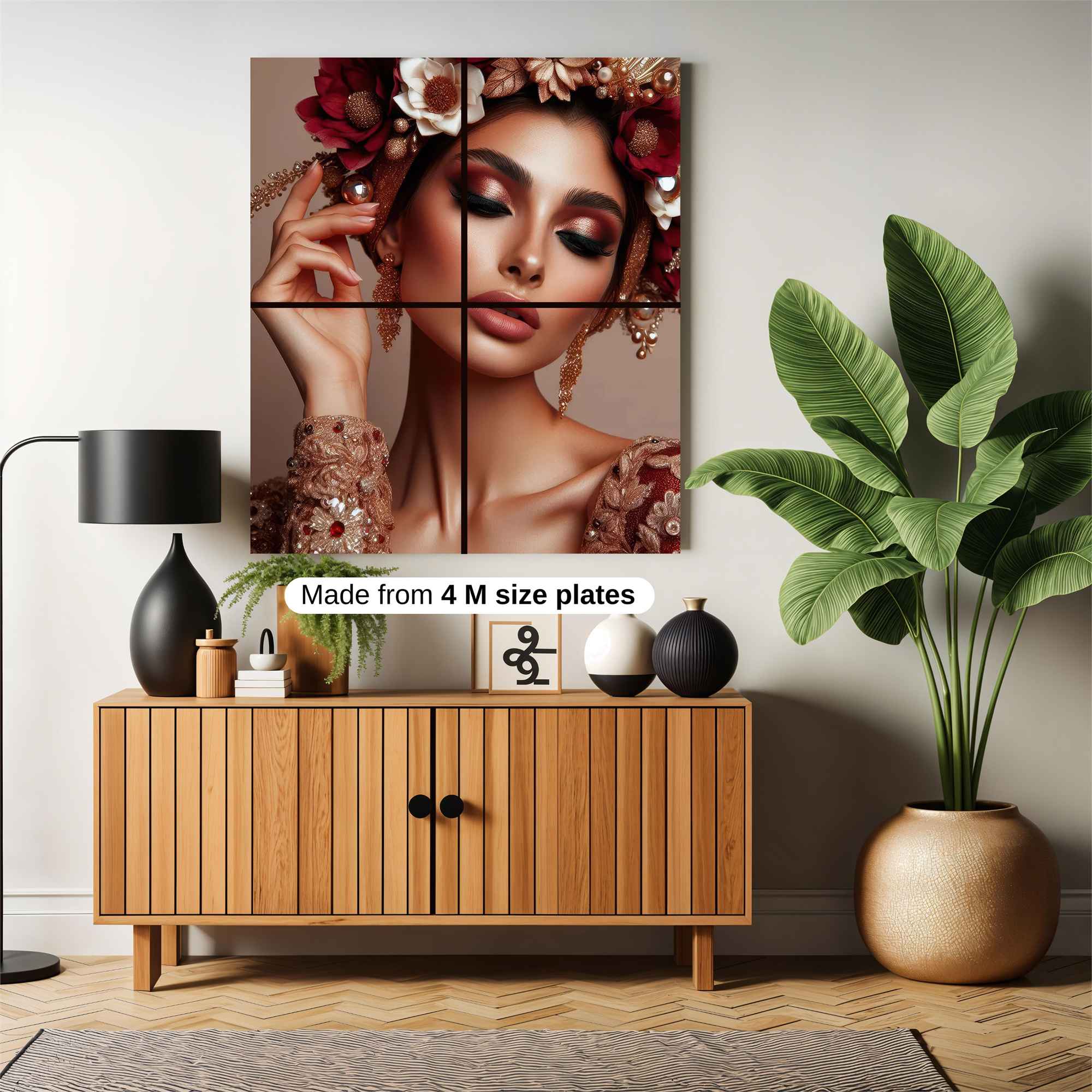 Floral Elegance Safe Wall Magnetic / M