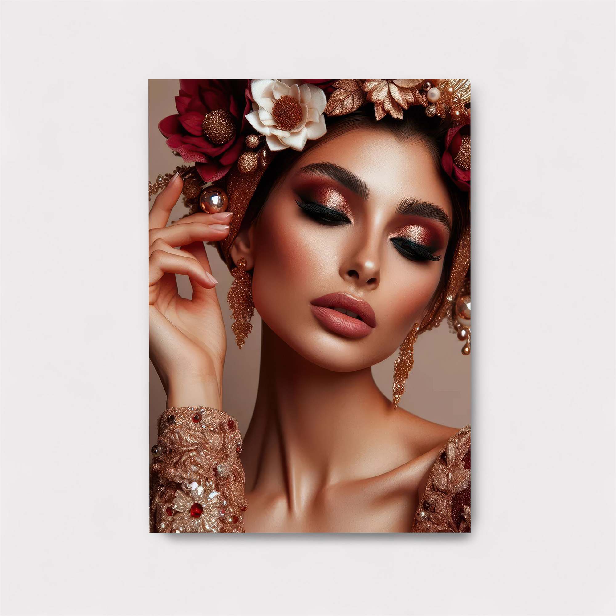 Floral Elegance Safe Wall Magnetic / M