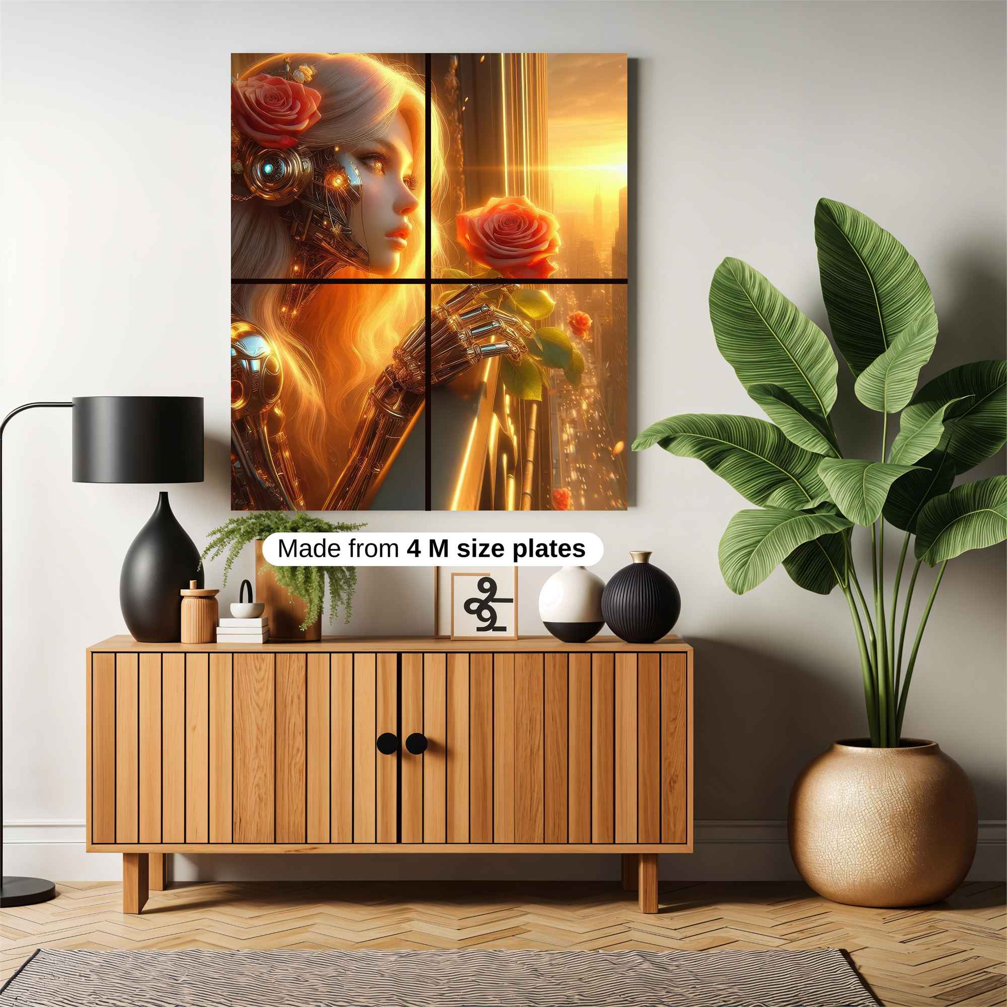 Cyber Rose Safe Wall Magnetic / M