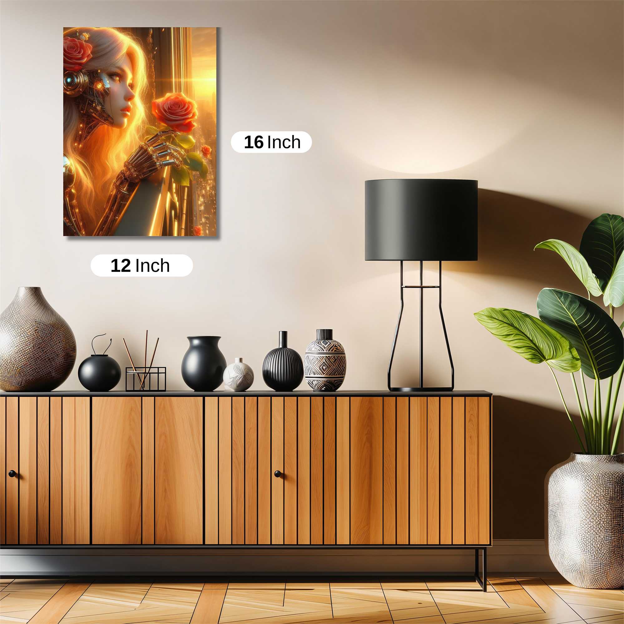 Cyber Rose Safe Wall Magnetic / M