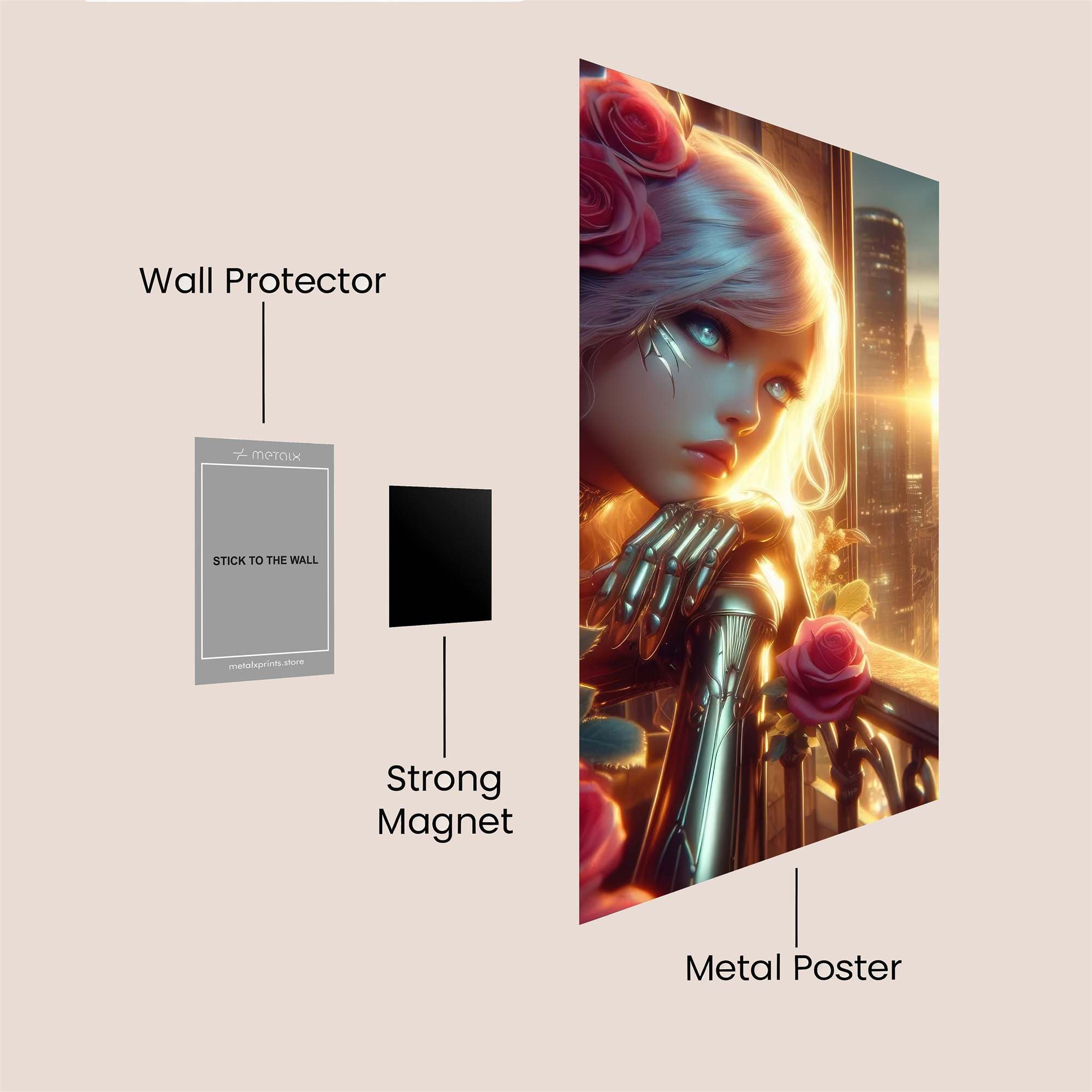 CyberRose Serenity Safe Wall Magnetic / M