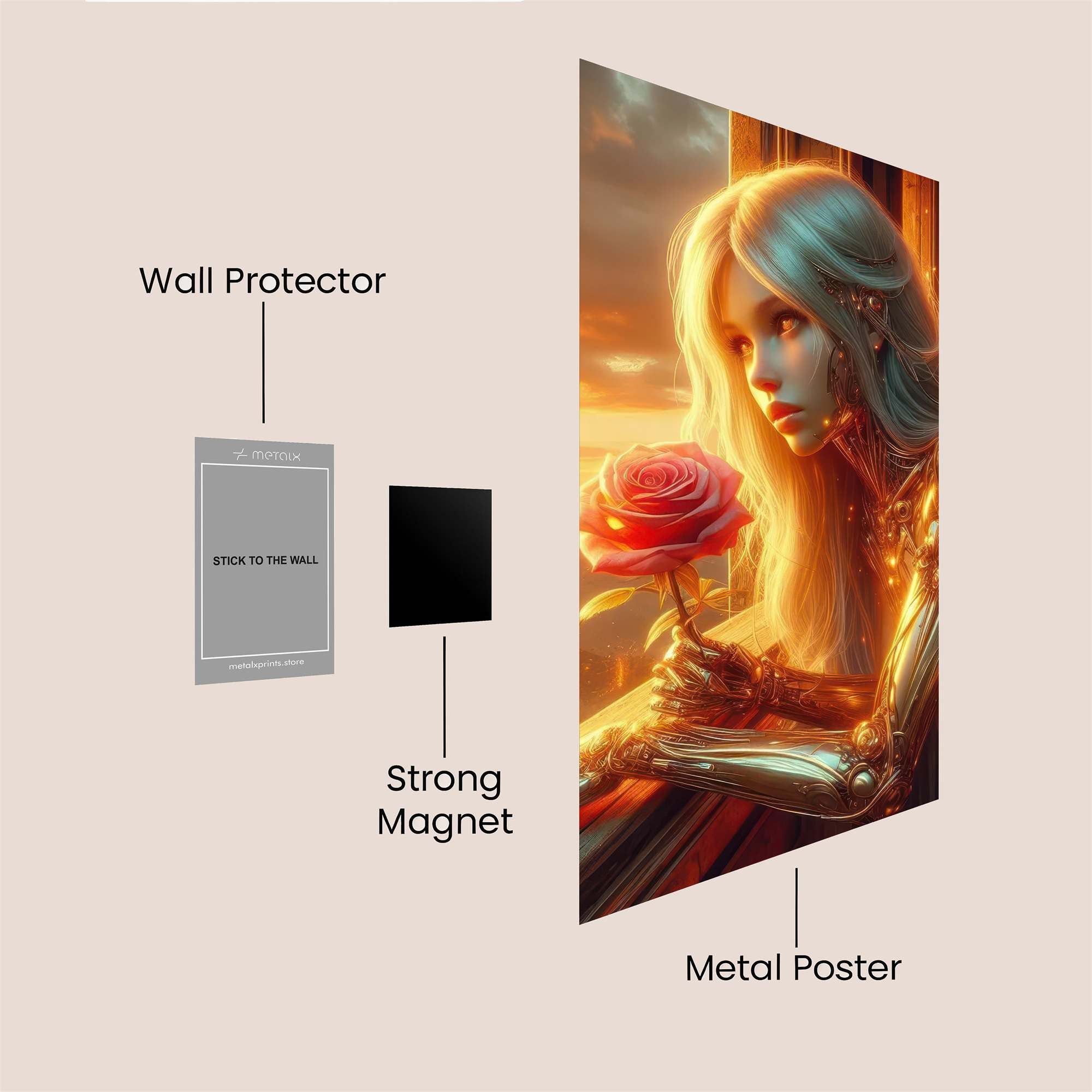 Fairy Serenity Safe Wall Magnetic / M