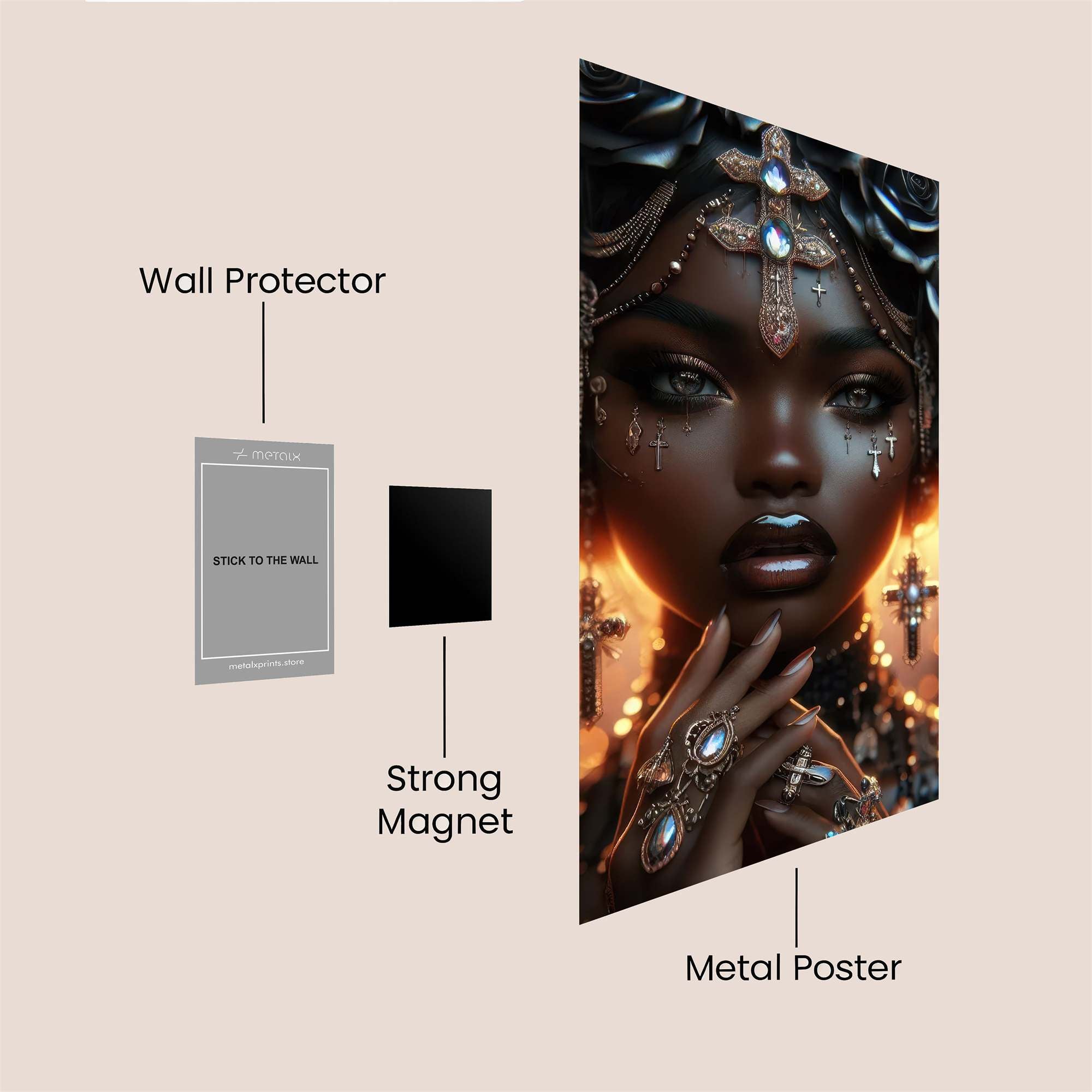 Empress Enigmatic Safe Wall Magnetic / M