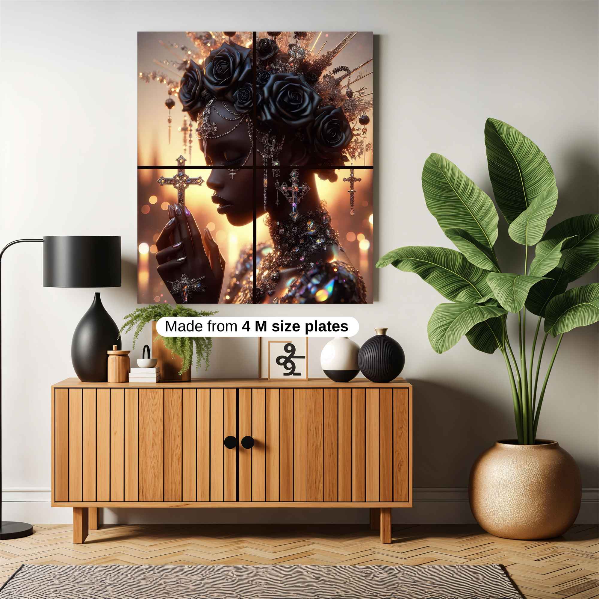 Ebony Serenity Safe Wall Magnetic / M