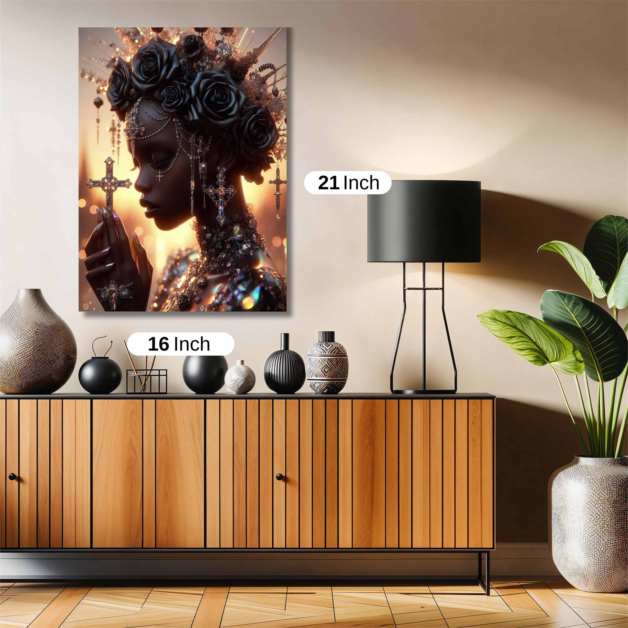 Ebony Serenity Safe Wall Magnetic / M