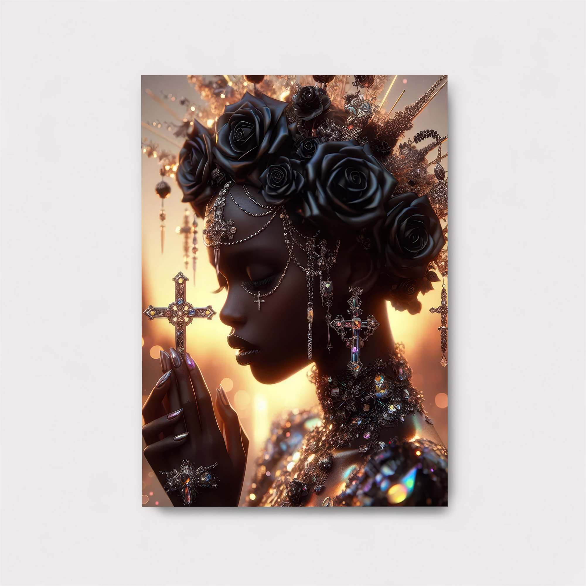 Ebony Serenity Safe Wall Magnetic / M