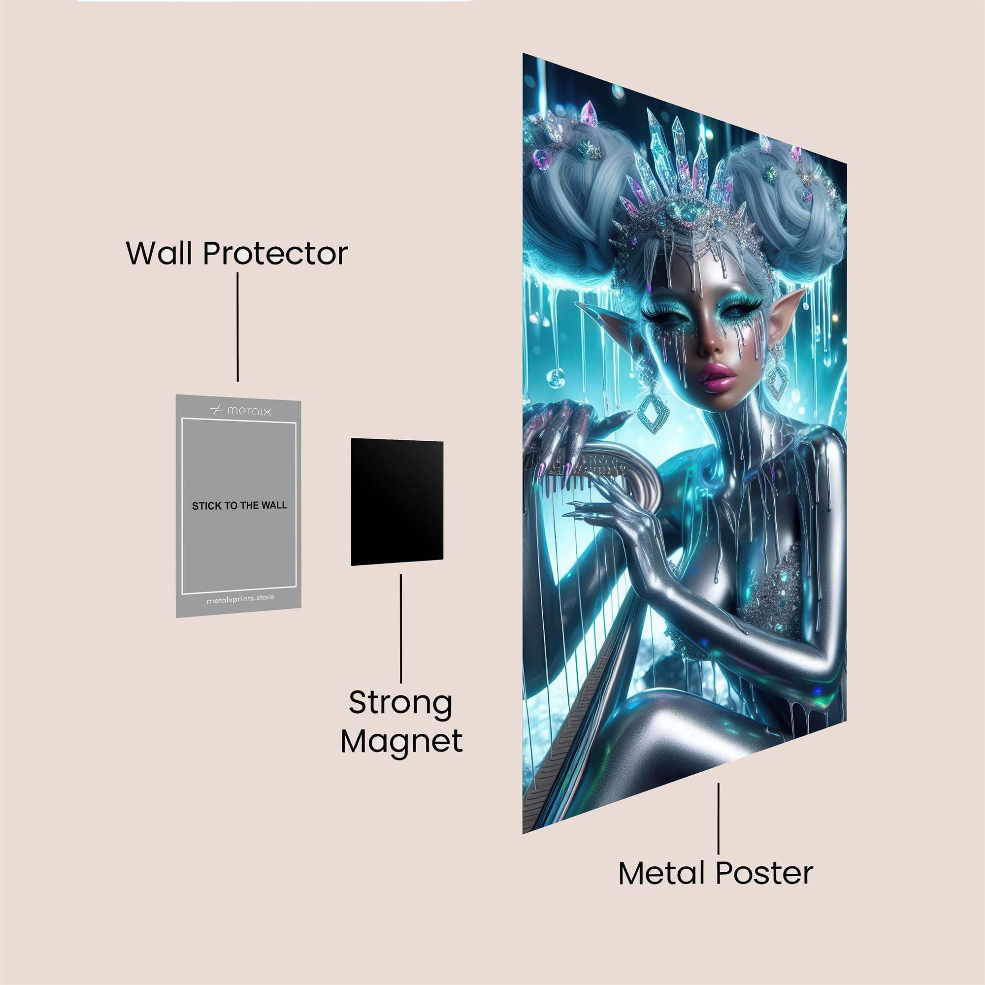 Fairy Enchantment Safe Wall Magnetic / M