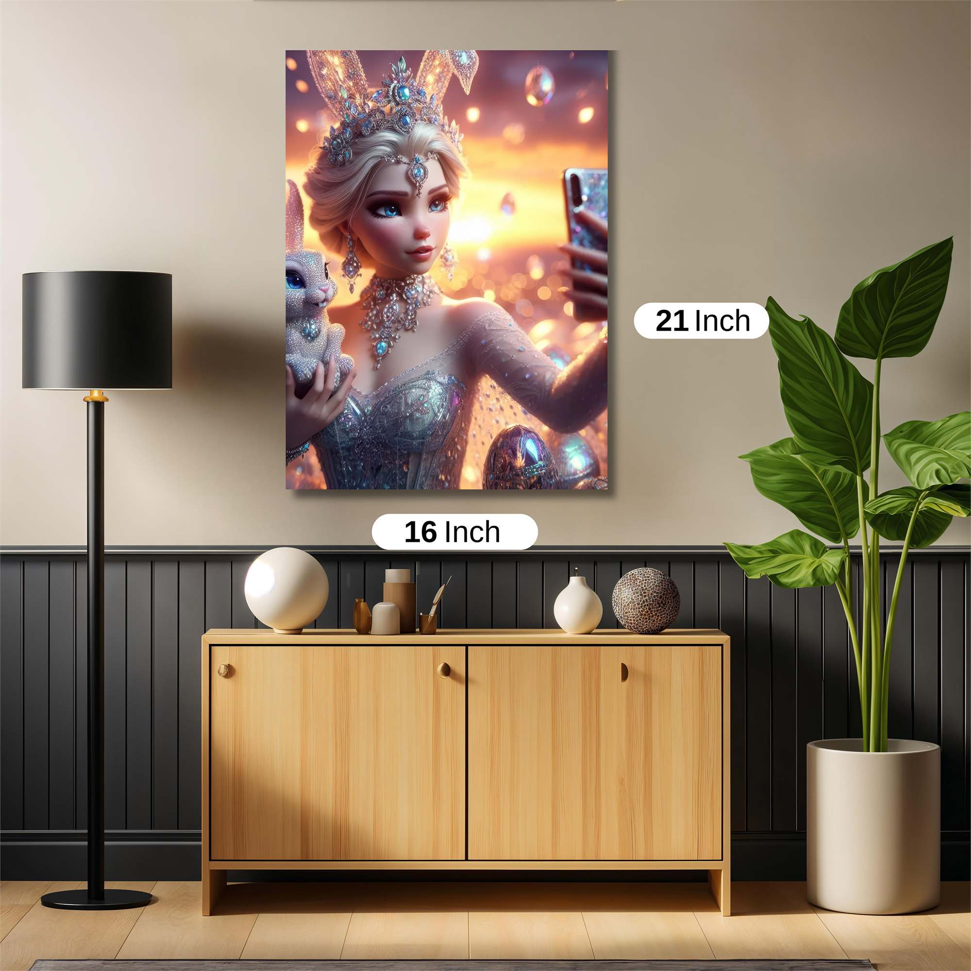 Elsa Enchanting Safe Wall Magnetic / M