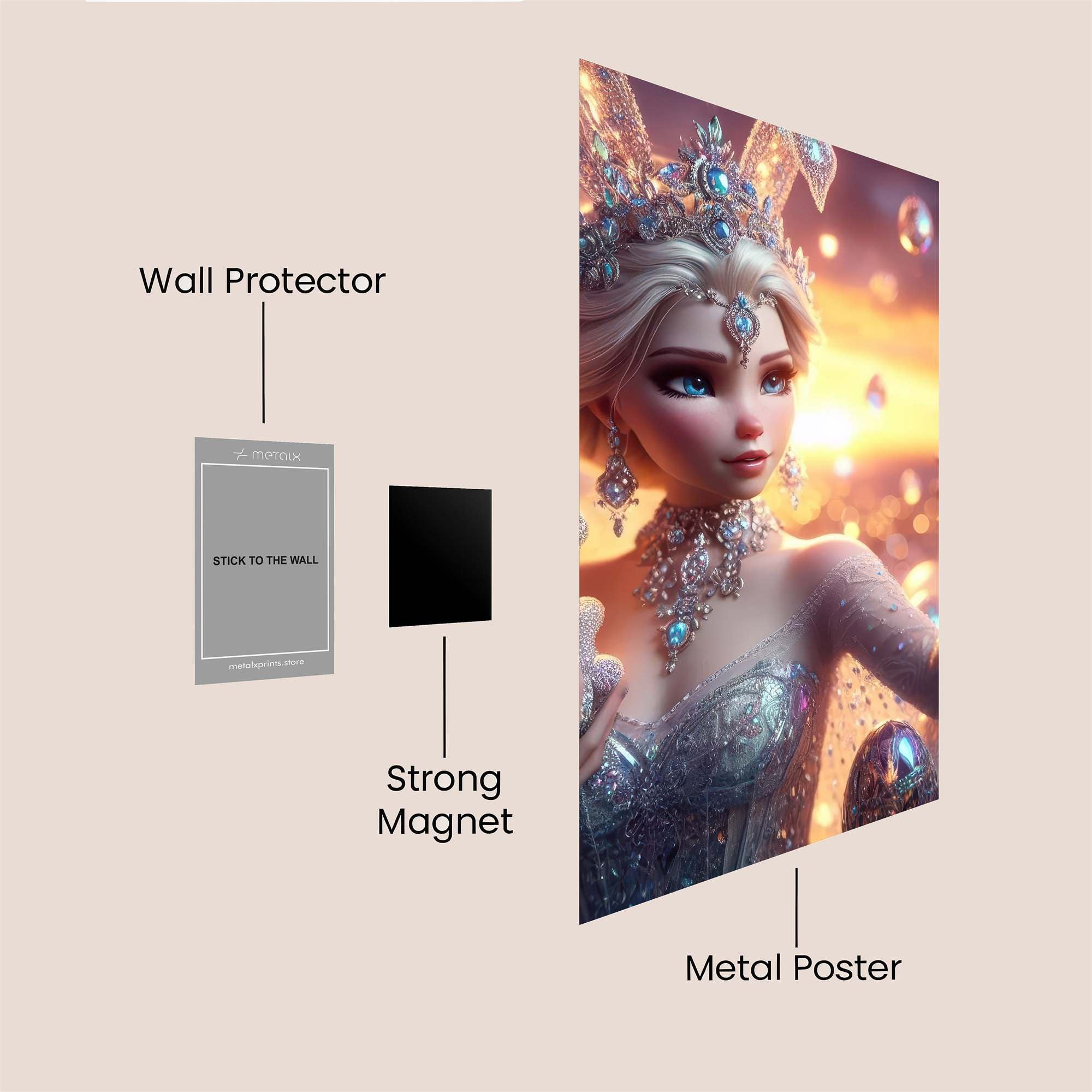 Elsa Enchanting Safe Wall Magnetic / M