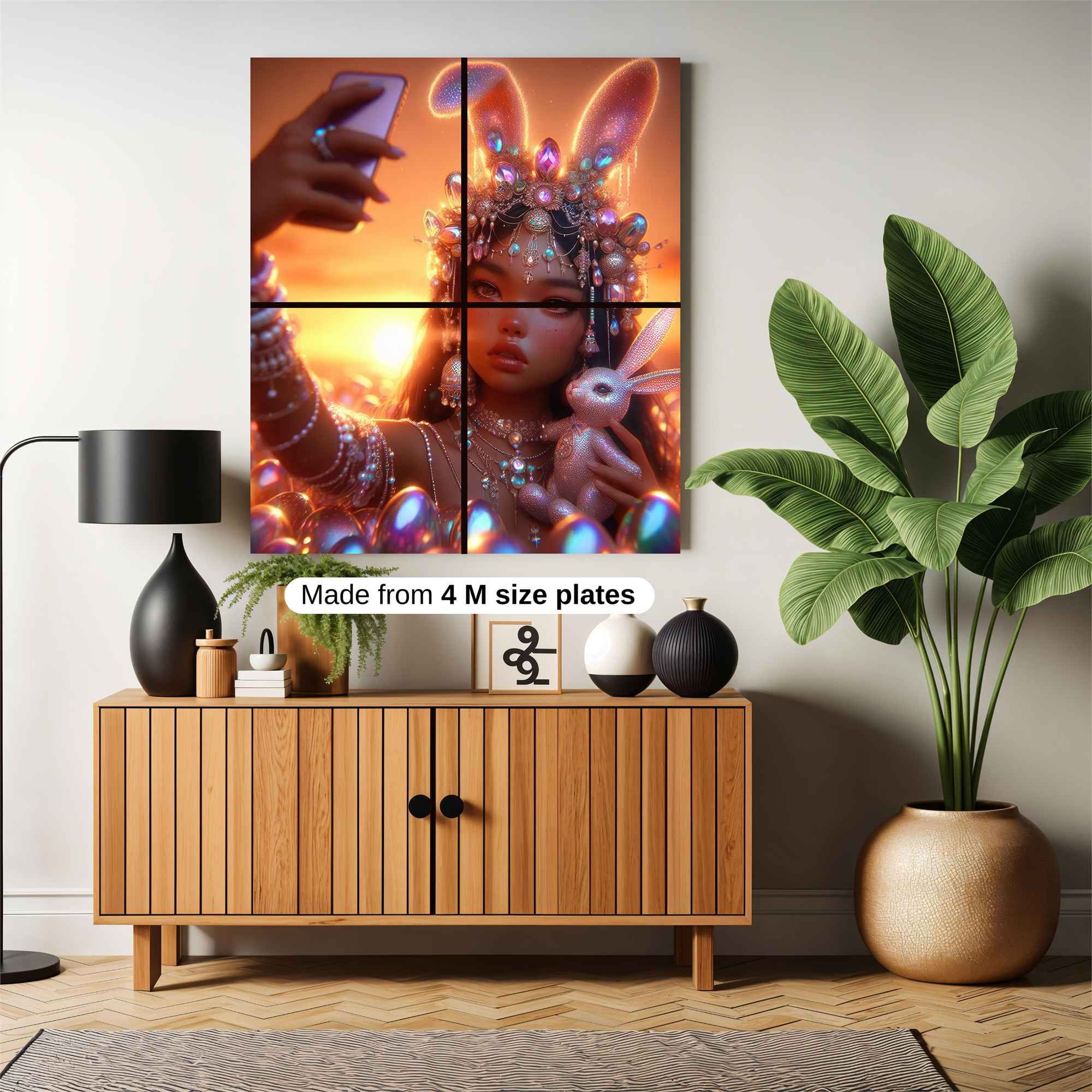 Bunny Bliss Safe Wall Magnetic / M