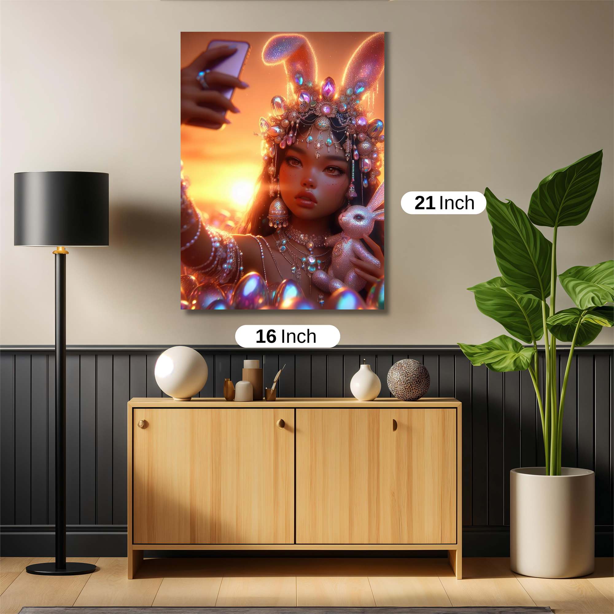 Bunny Bliss Safe Wall Magnetic / M