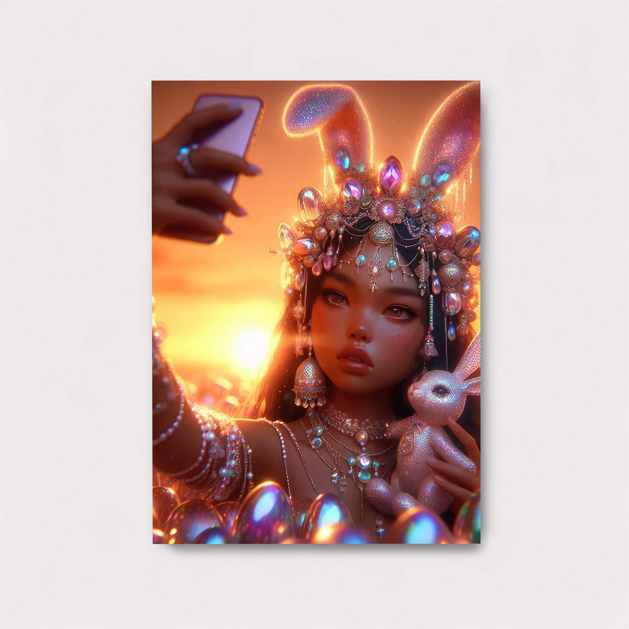 Bunny Bliss Safe Wall Magnetic / M
