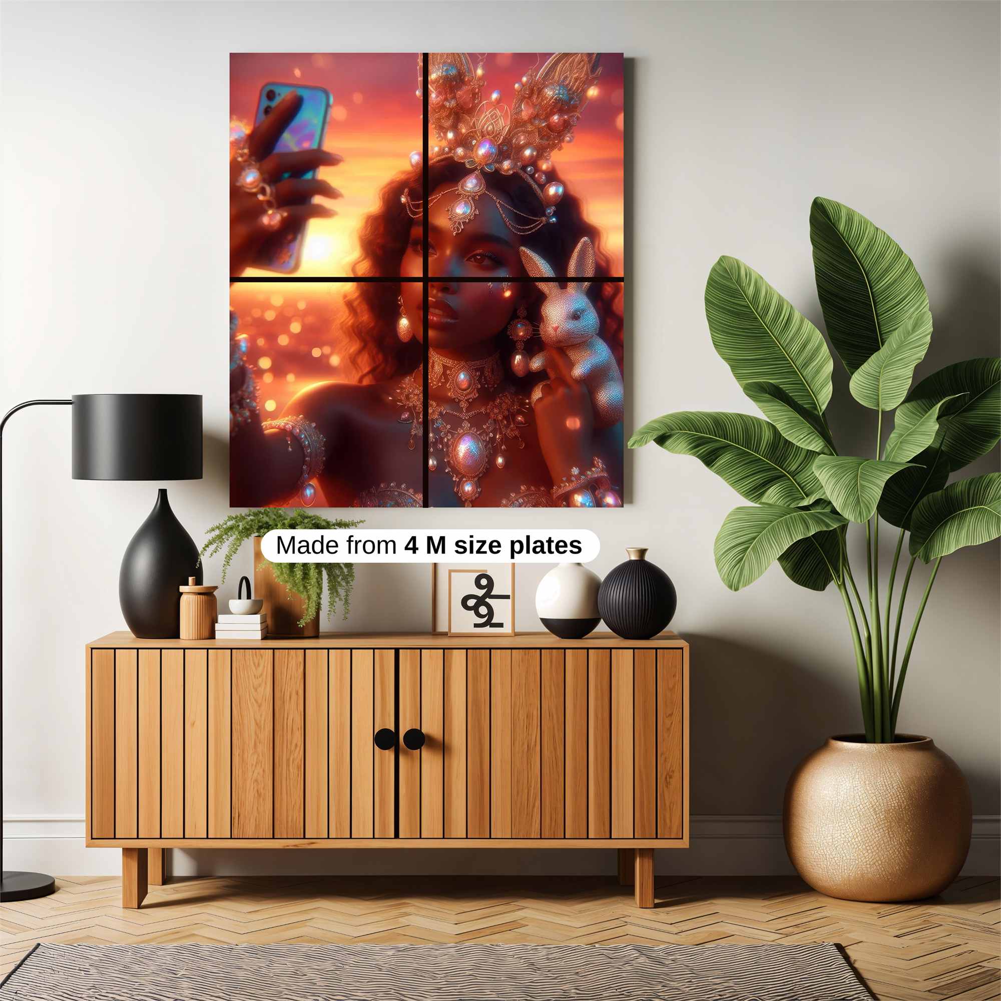 Bunny Bliss Safe Wall Magnetic / M