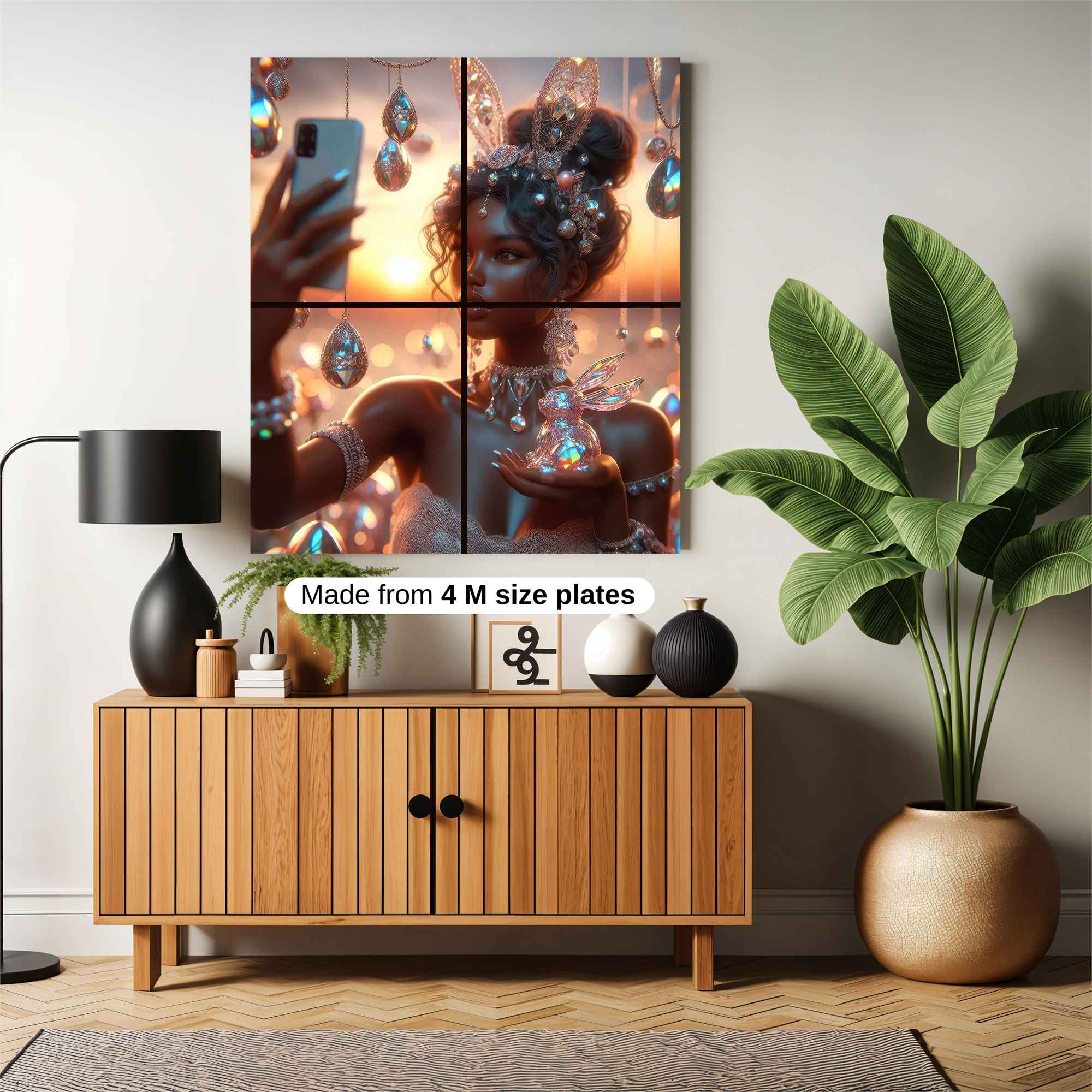Bunny Bliss Safe Wall Magnetic / M