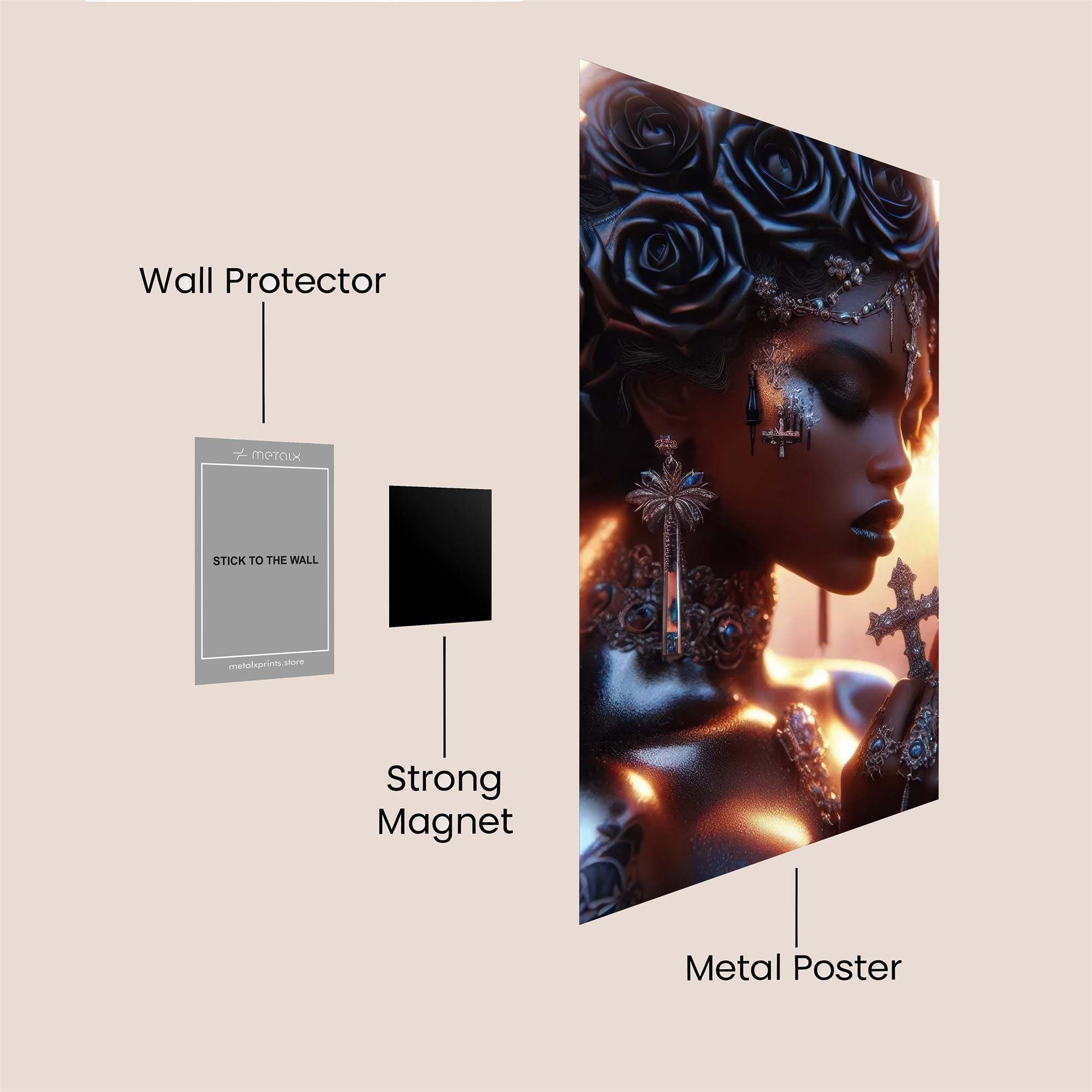 Divine Elegance Safe Wall Magnetic / M