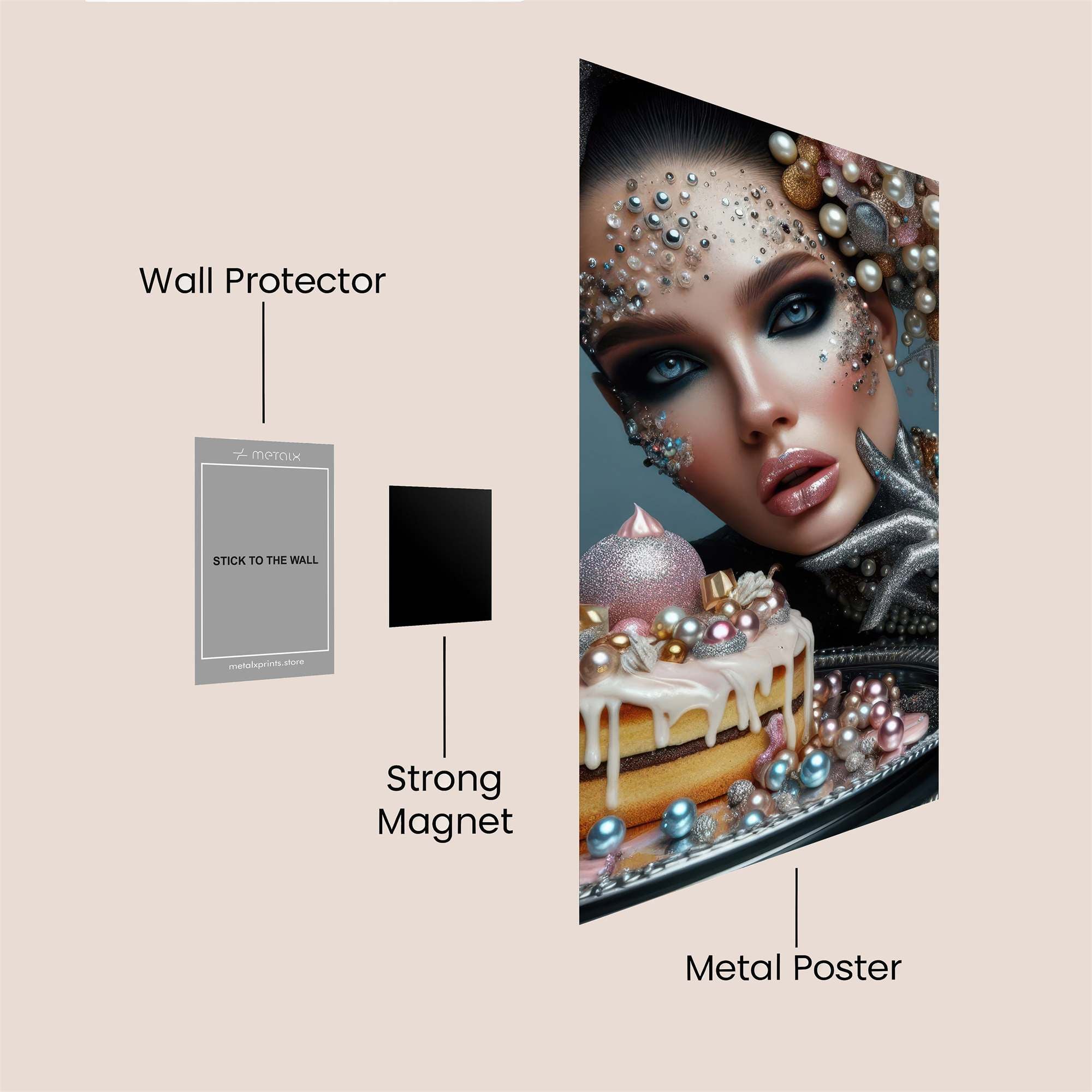Pearl Extravaganza Safe Wall Magnetic / M