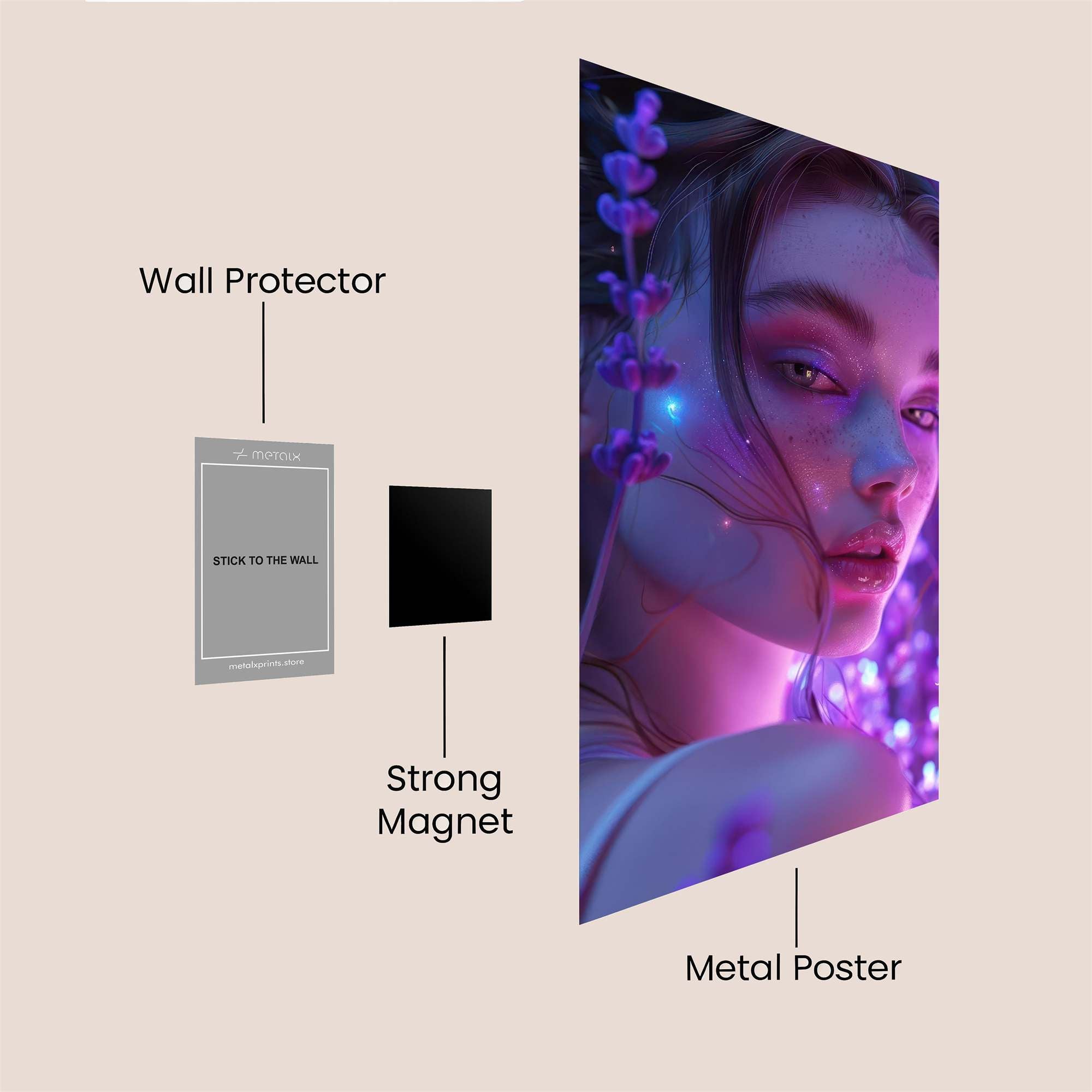 Lavender Dream Safe Wall Magnetic / M