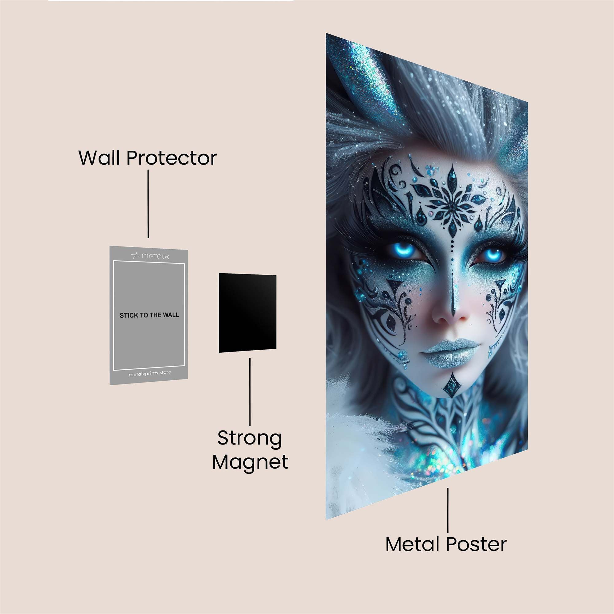 Frost Queen Safe Wall Magnetic / M