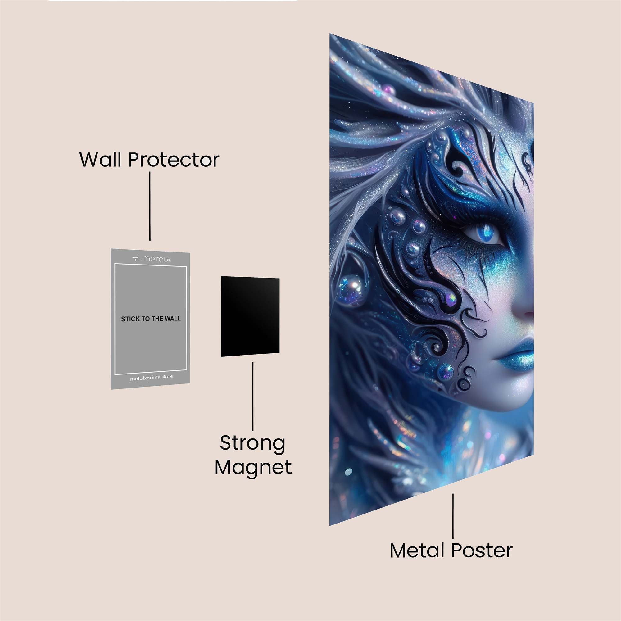 Frost Enchantress Safe Wall Magnetic / M