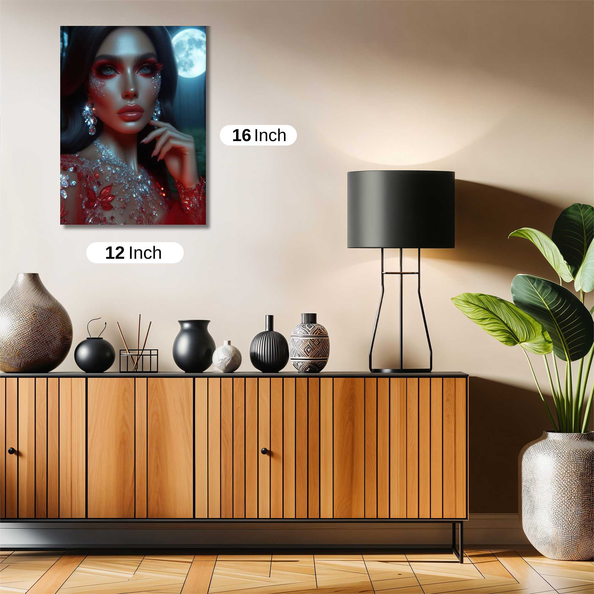 Moonlit Enchantress Safe Wall Magnetic / M