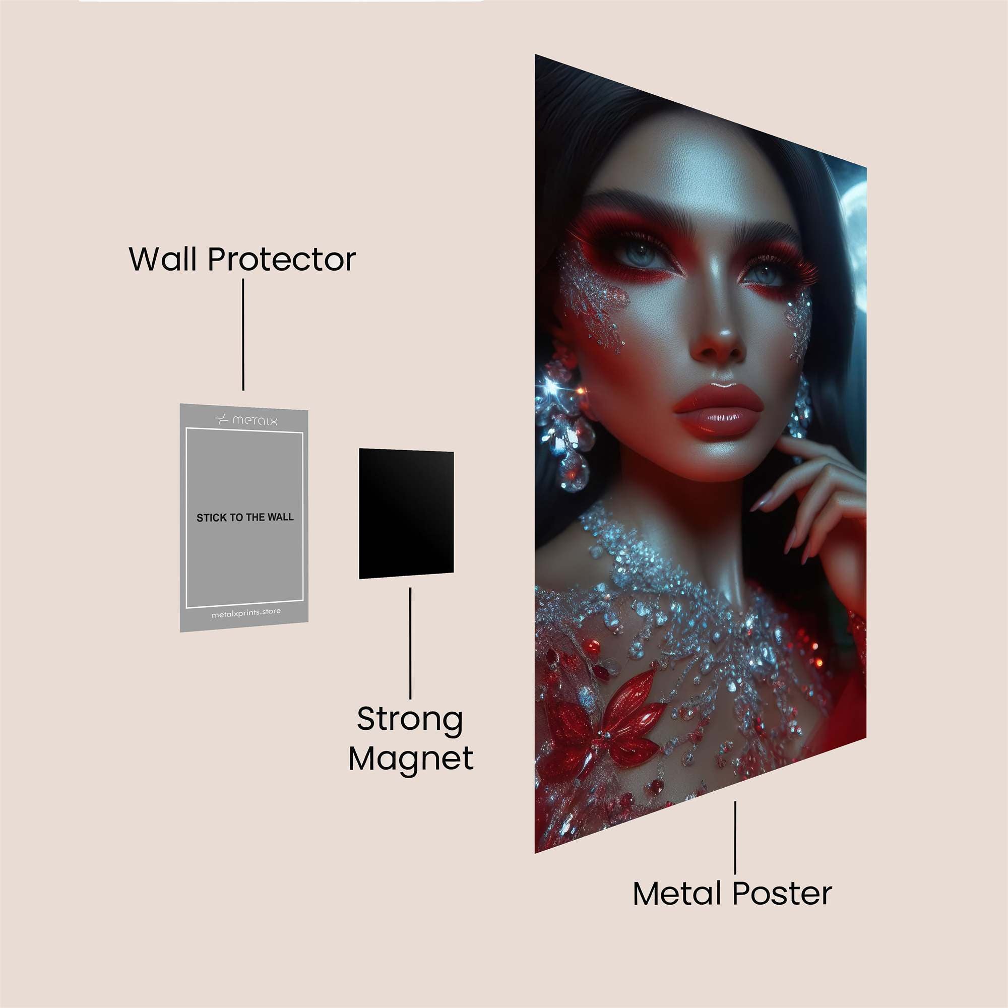 Moonlit Enchantress Safe Wall Magnetic / M