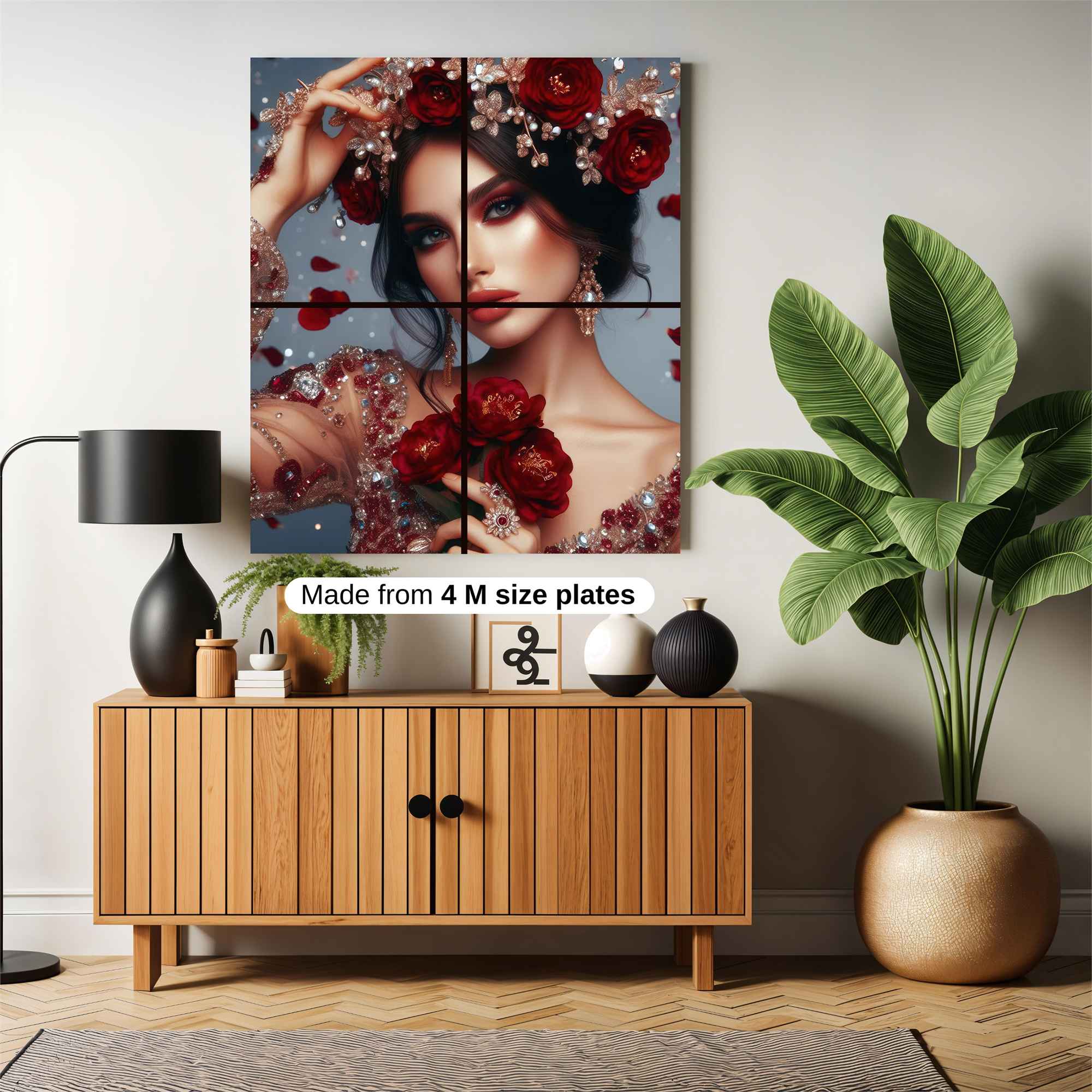 Rose Elegance Safe Wall Magnetic / M