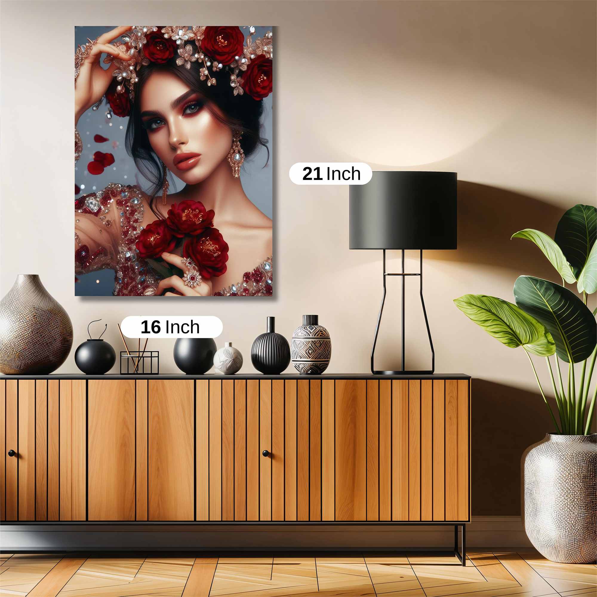 Rose Elegance Safe Wall Magnetic / M