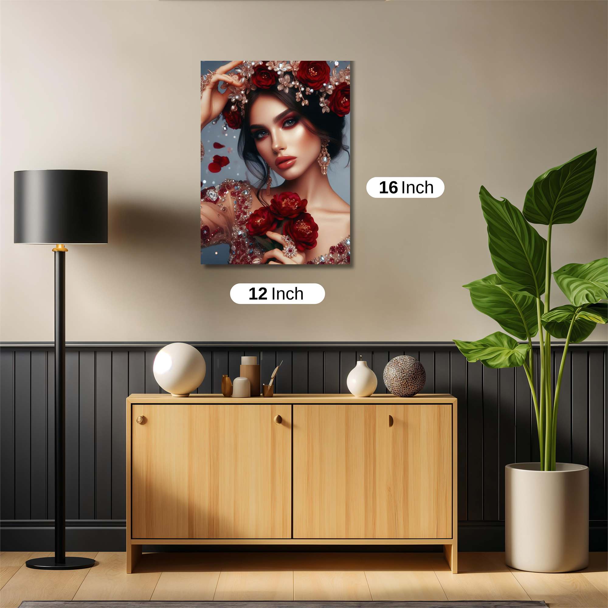 Rose Elegance Safe Wall Magnetic / M