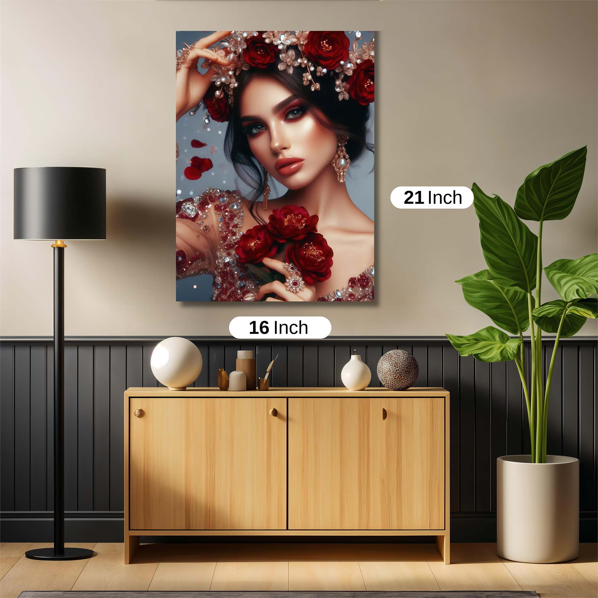Rose Elegance Safe Wall Magnetic / M