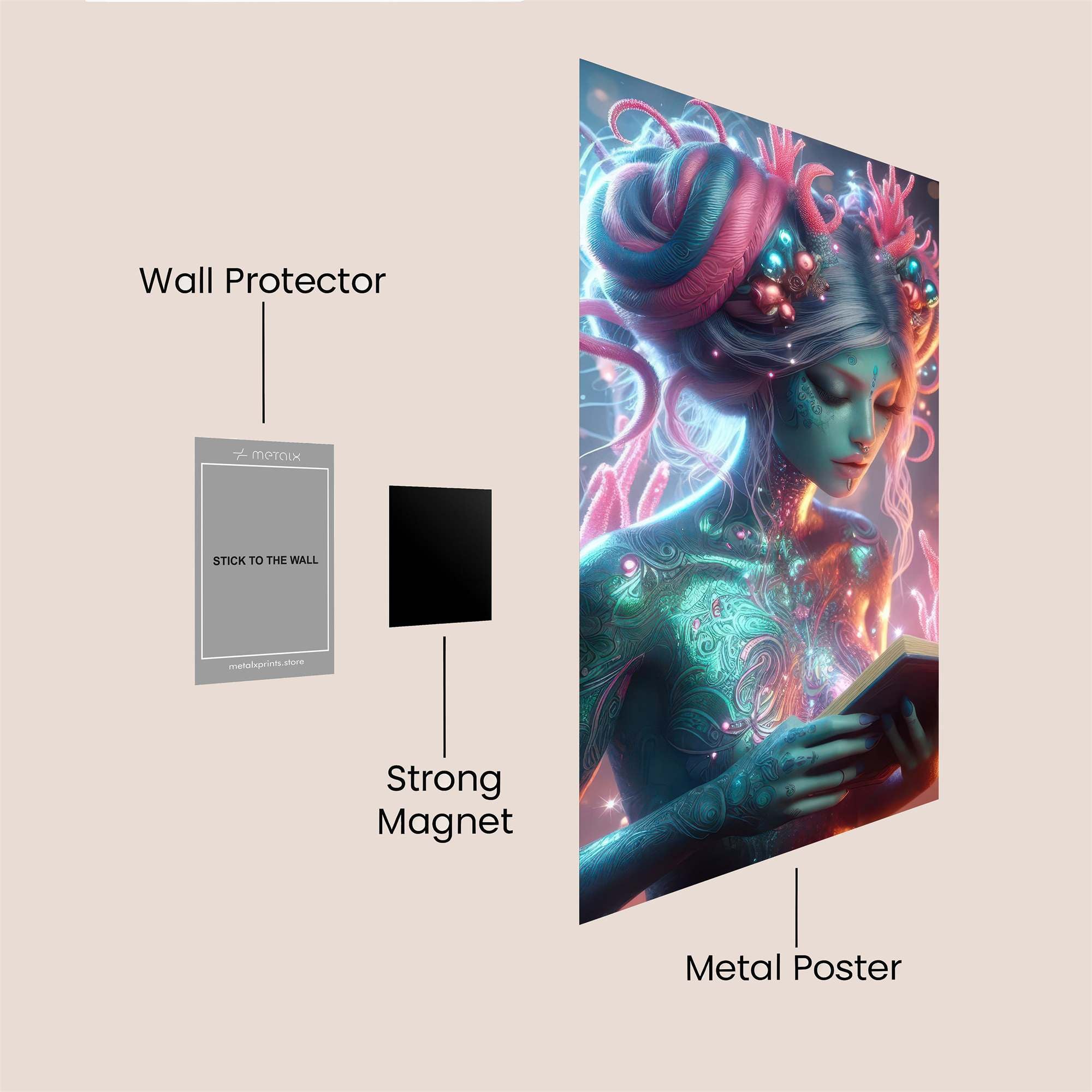 Siren Serenity Safe Wall Magnetic / M