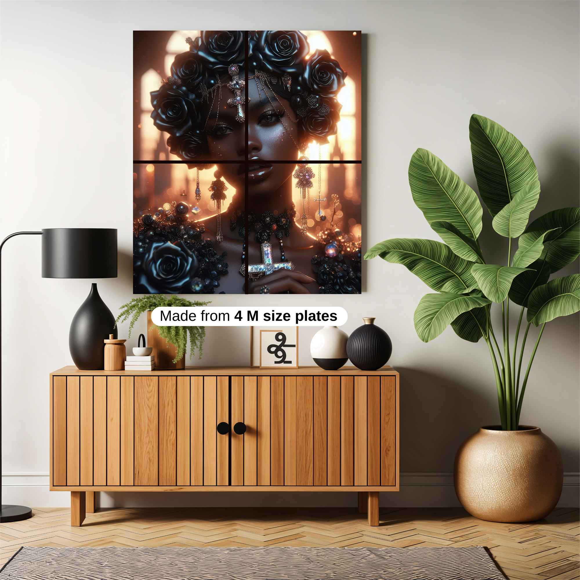 Ebony Elegance Safe Wall Magnetic / M