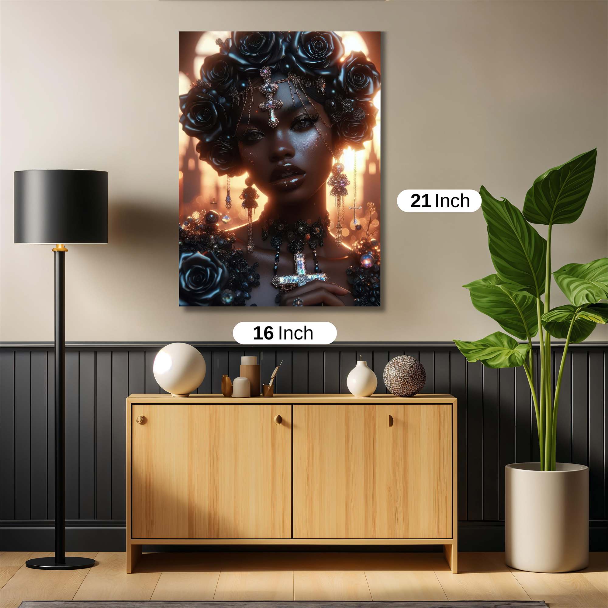 Ebony Elegance Safe Wall Magnetic / M