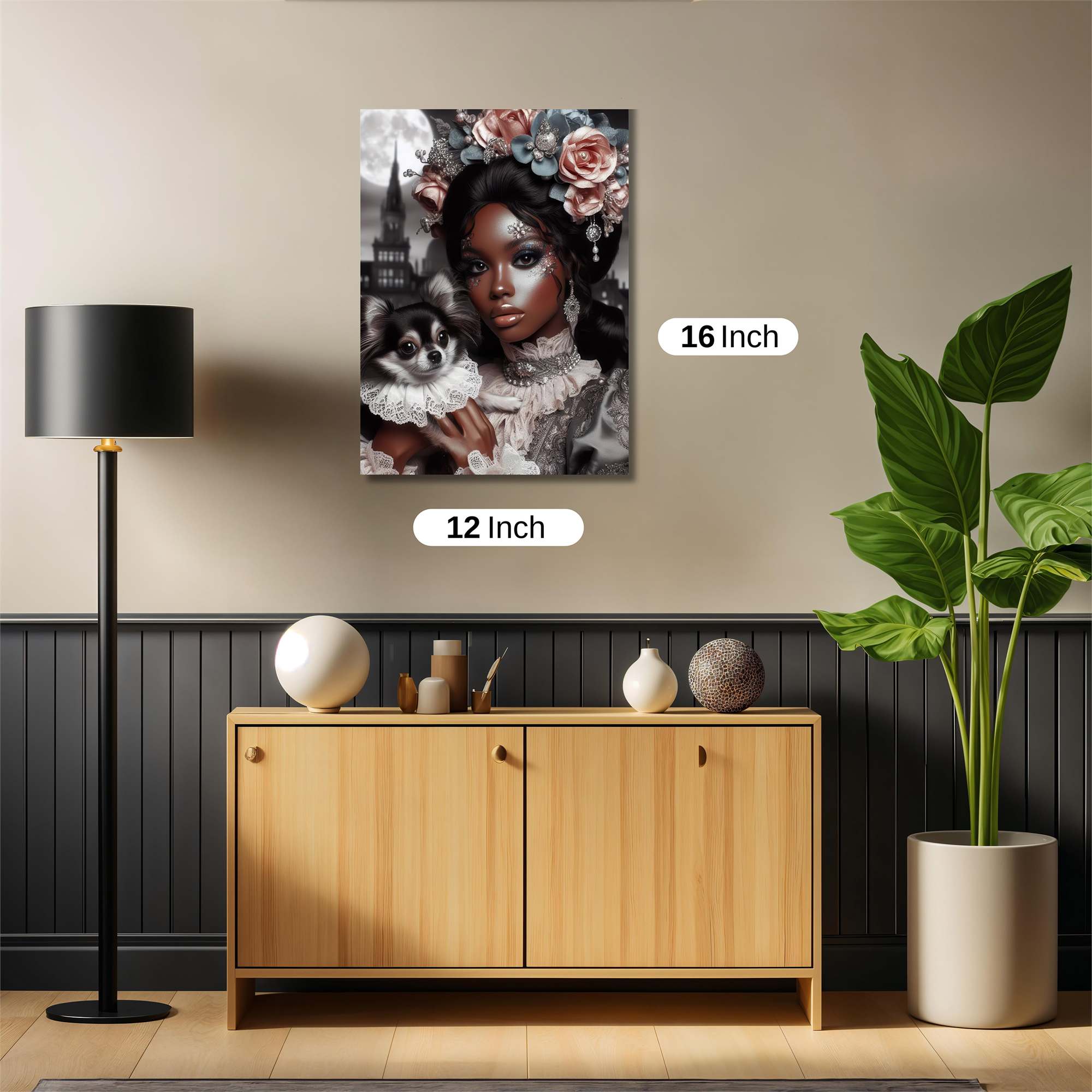 Gothic Elegance Safe Wall Magnetic / M
