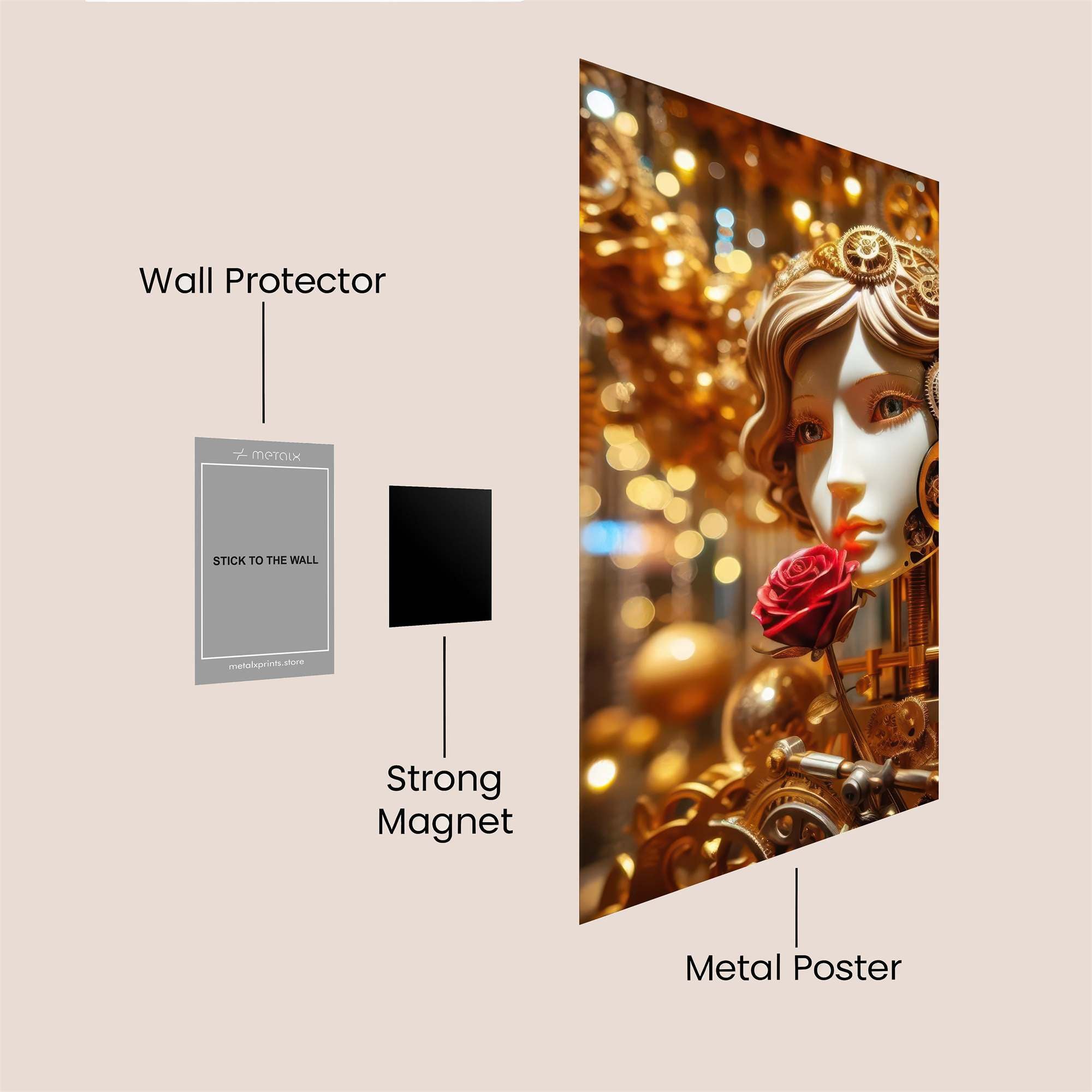 Automaton Romance Safe Wall Magnetic / M