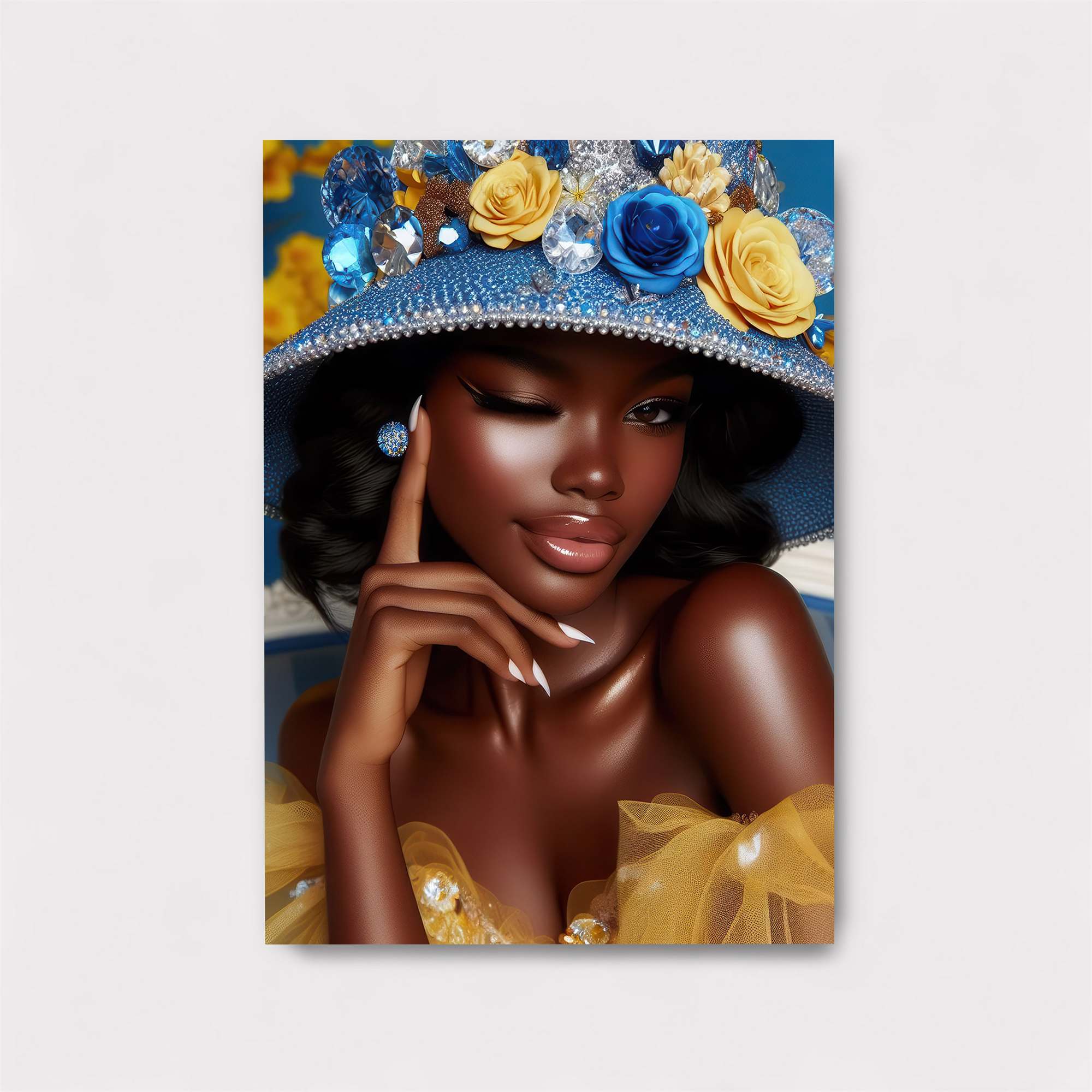 Floral Elegance Safe Wall Magnetic / M