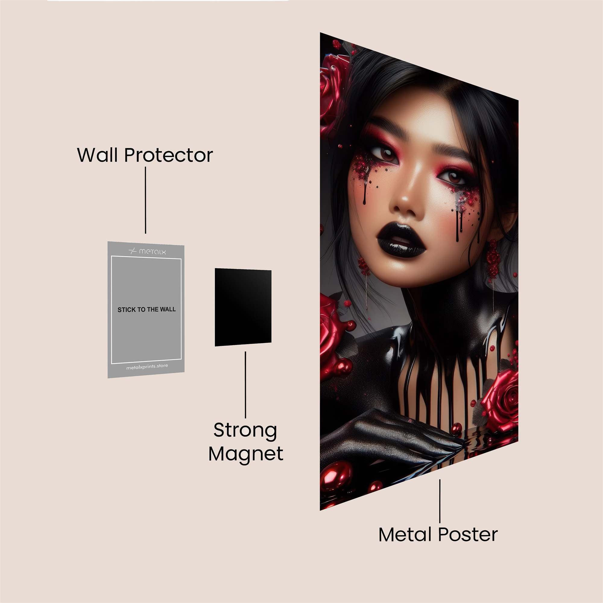 Rose Enigma Safe Wall Magnetic / M