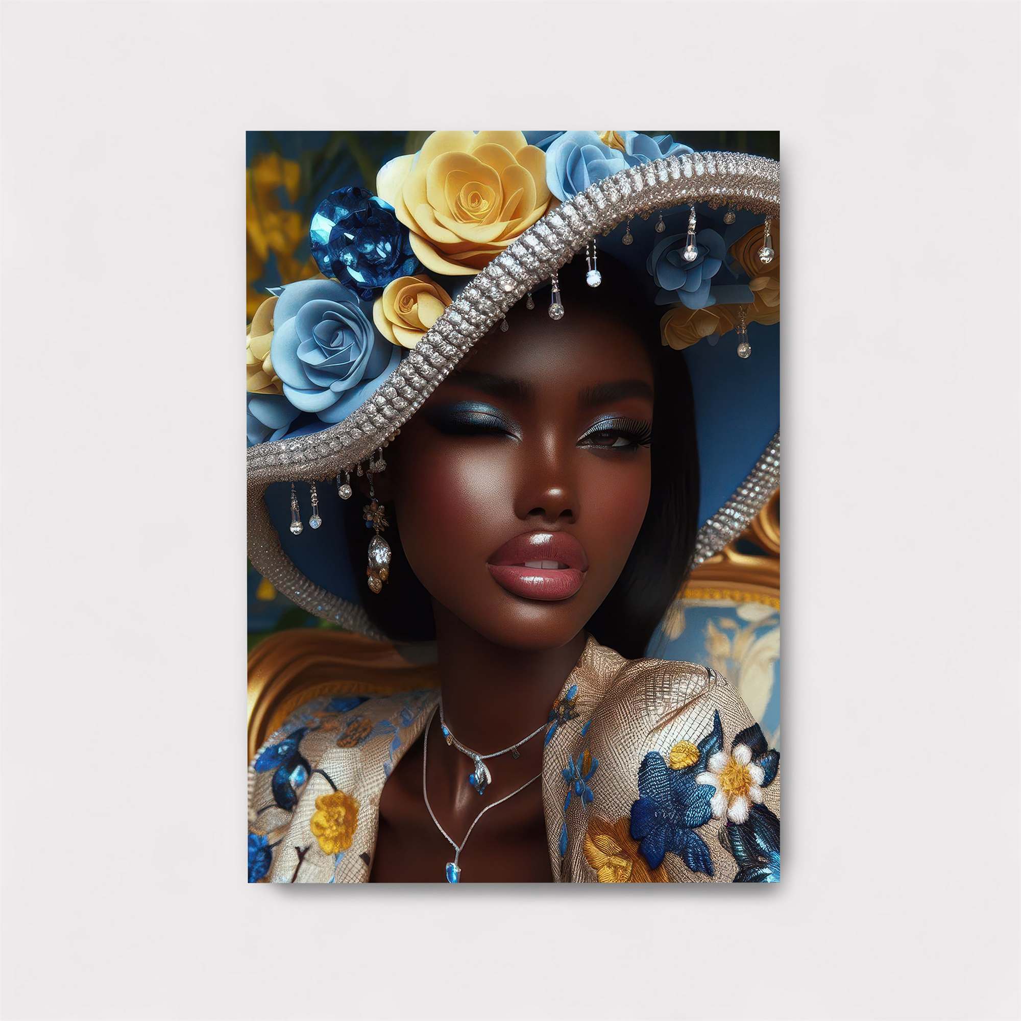 Floral Elegance Safe Wall Magnetic / M