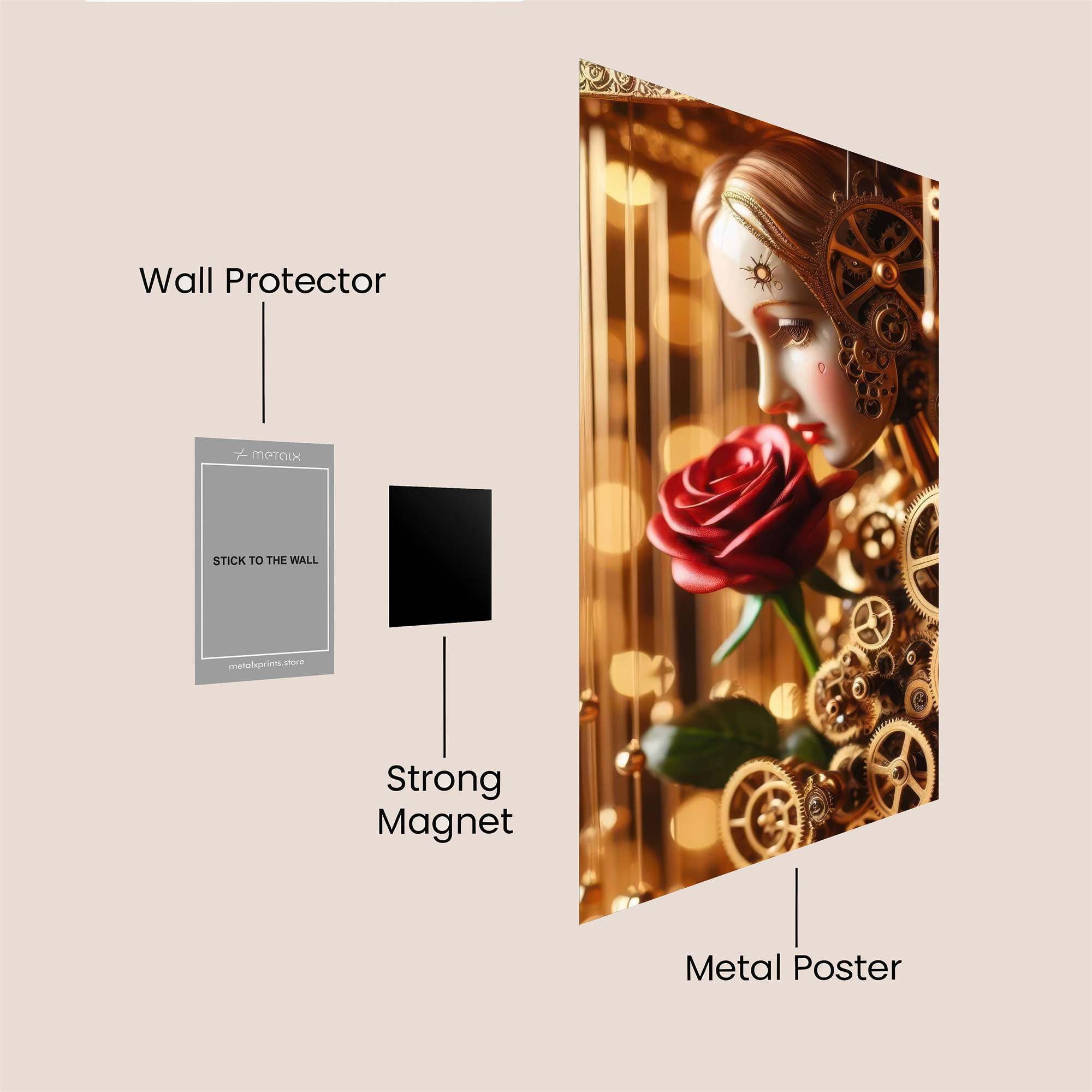 Mechanical Romance Safe Wall Magnetic / M