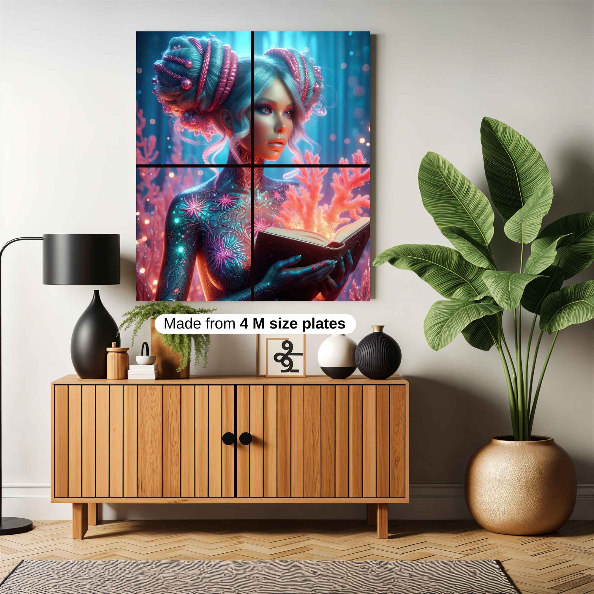 Coral Enchantress Safe Wall Magnetic / M